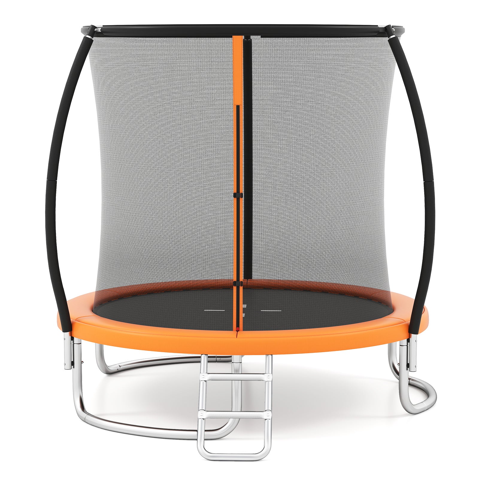 12FT 10FT 8FT Outdoor Trampoline, Heavy-Duty Recreational Trampoline with Safety Enclosure Net - Image 14