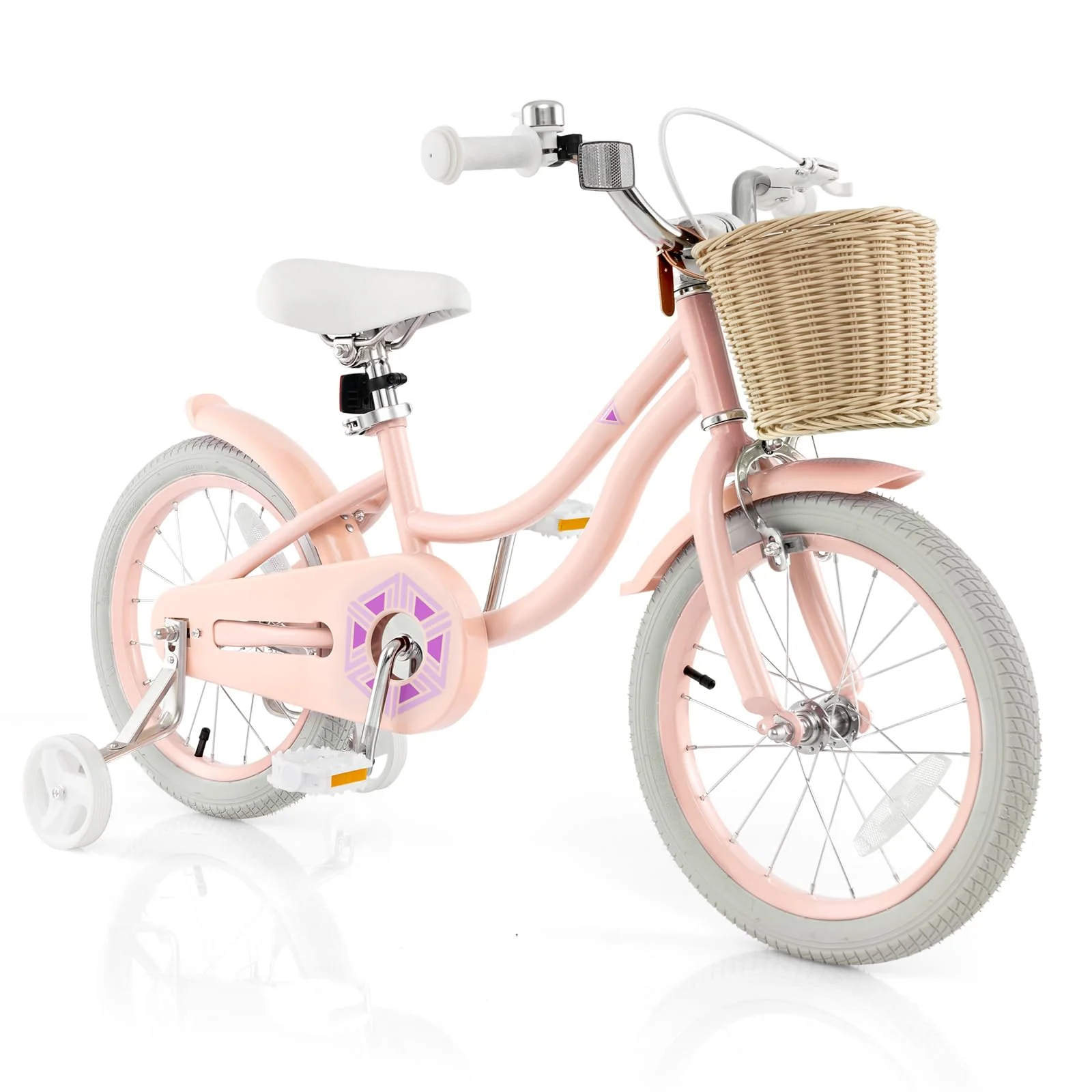 14”/16” Kid’s Bike with Training Wheels, Bicycle for 3-5/4-7 Years Old - Image 10