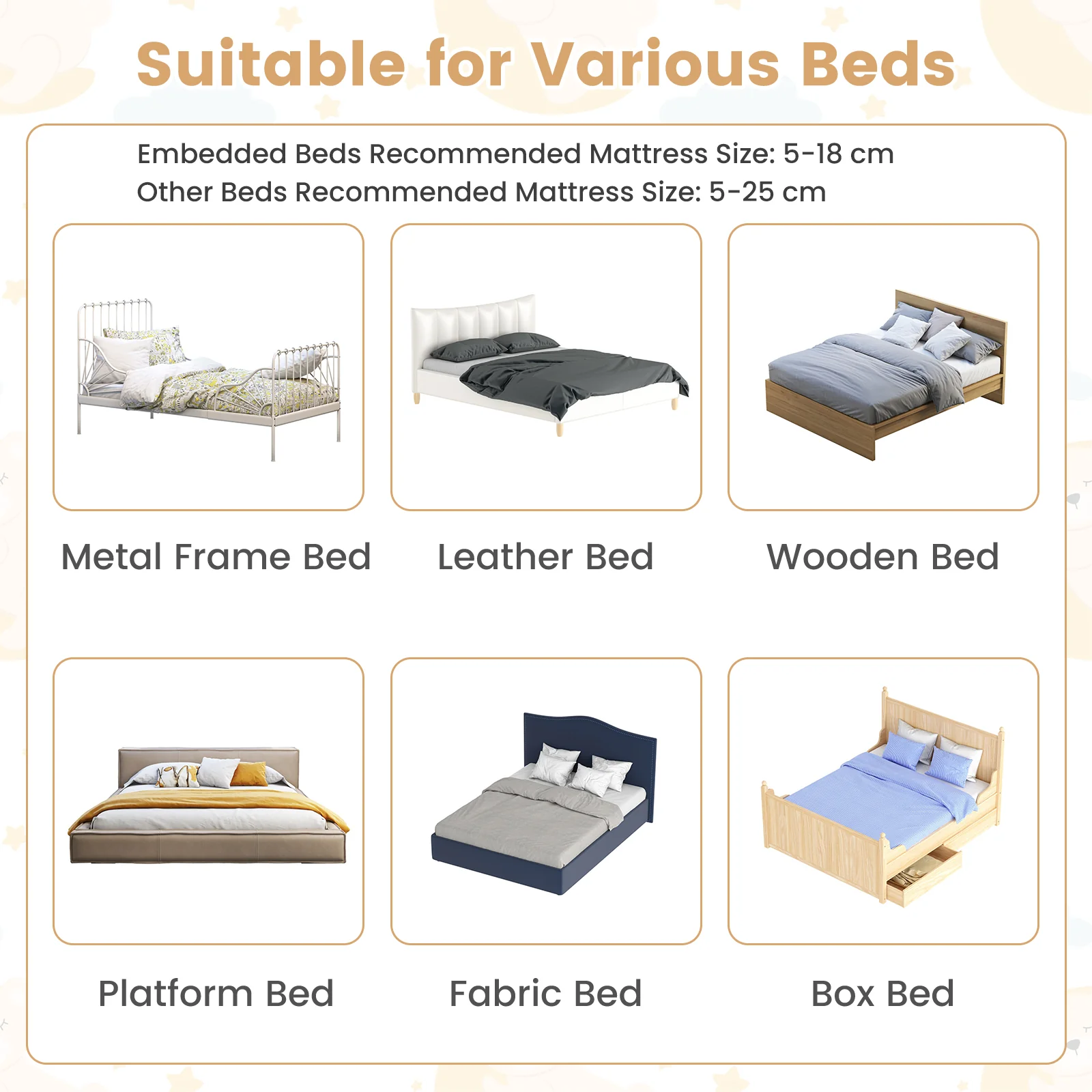 180 x 42 cm Foldable Bed Rail for Toddlers, Swing Down Baby Bed Guard Rail - Image 9
