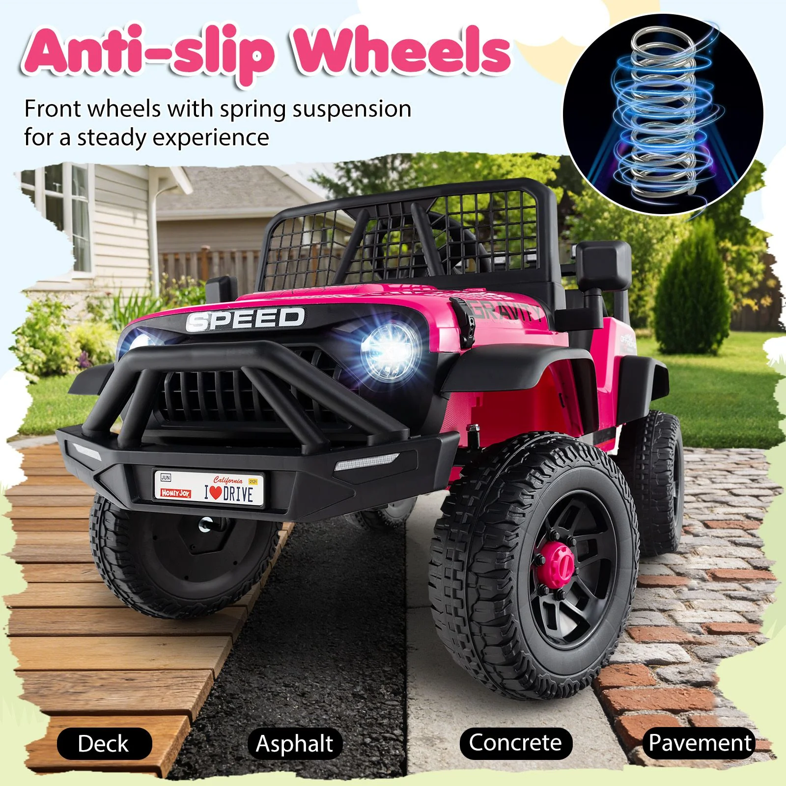 24V Ride on Truck with Parent Remote Control - Image 6