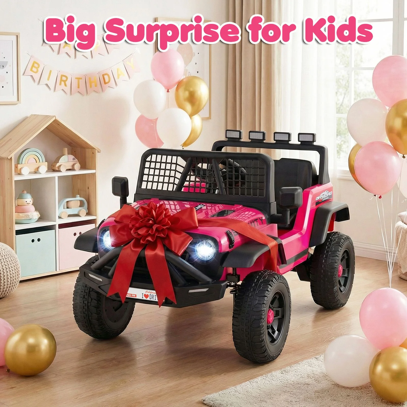 24V Ride on Truck with Parent Remote Control - Image 9