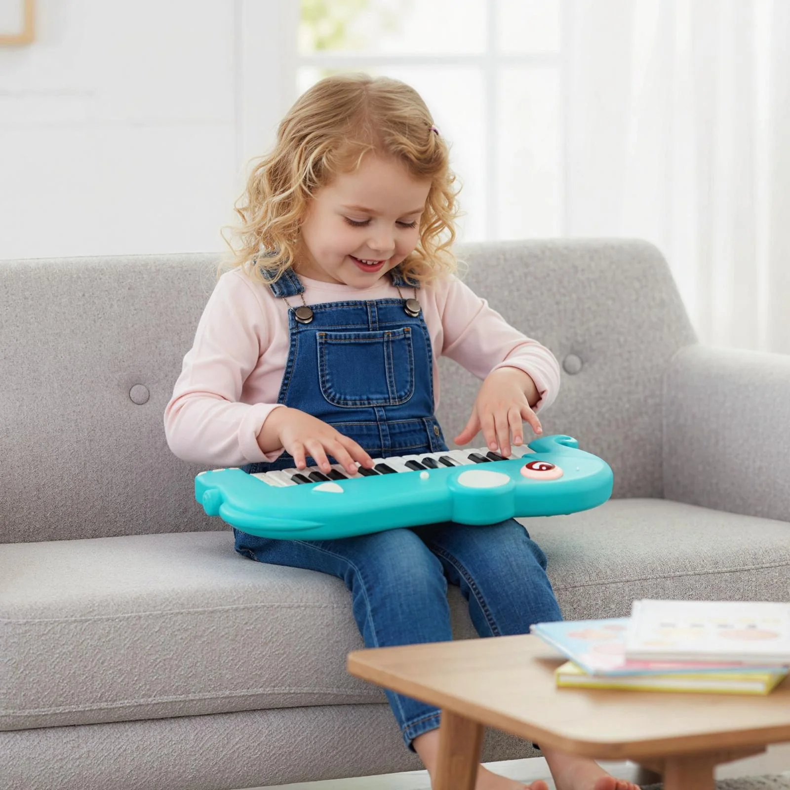 25-Key Kids Piano Keyboard Elephant Shape Toy Digital Piano - Image 2