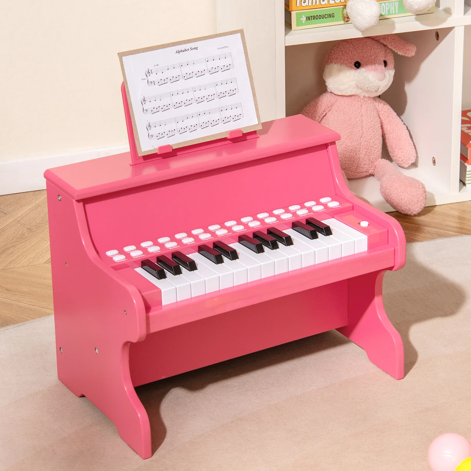 25 Keys Kids Piano Keyboard, Mini Digital Piano Toy with Adjustable Speed & Volume - Image 2