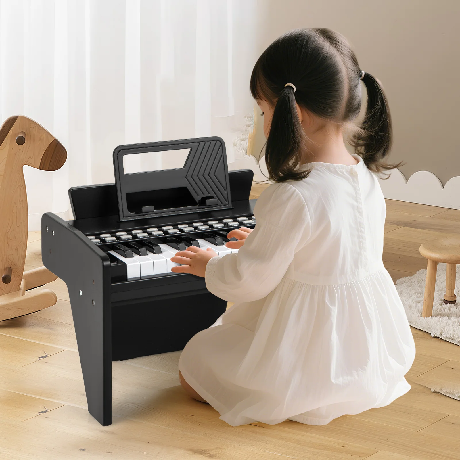 25 Keys Kids Piano Keyboard, Mini Digital Piano Toy with Adjustable Speed & Volume - Image 3