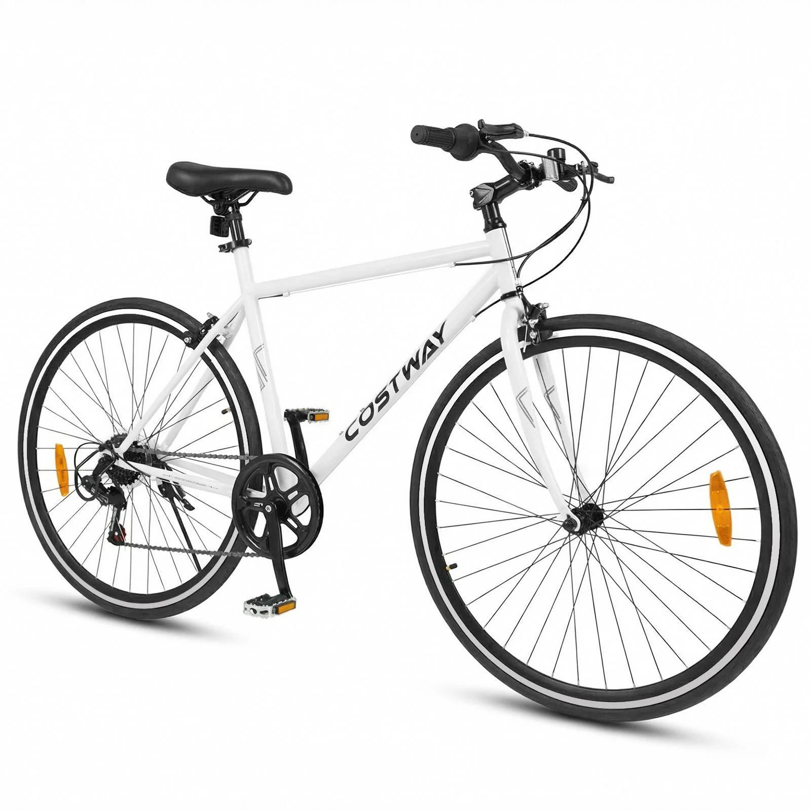 26 Inch Mountain Bike with All-terrain Rubber Wheels and Dual Brakes for Adults and Teens - Image 8