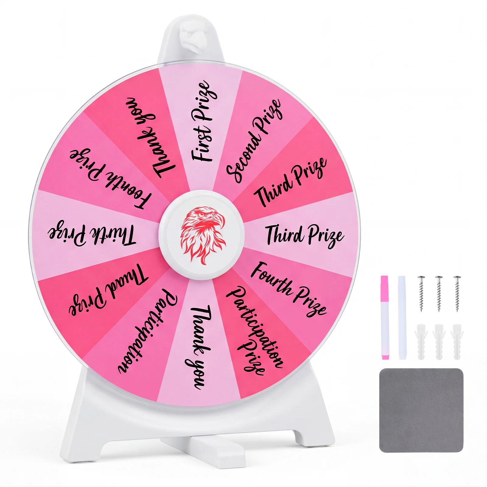Spinning Prize Wheel, 14 Slots Spin Wheel, Tabletop Fortune Game - Image 12
