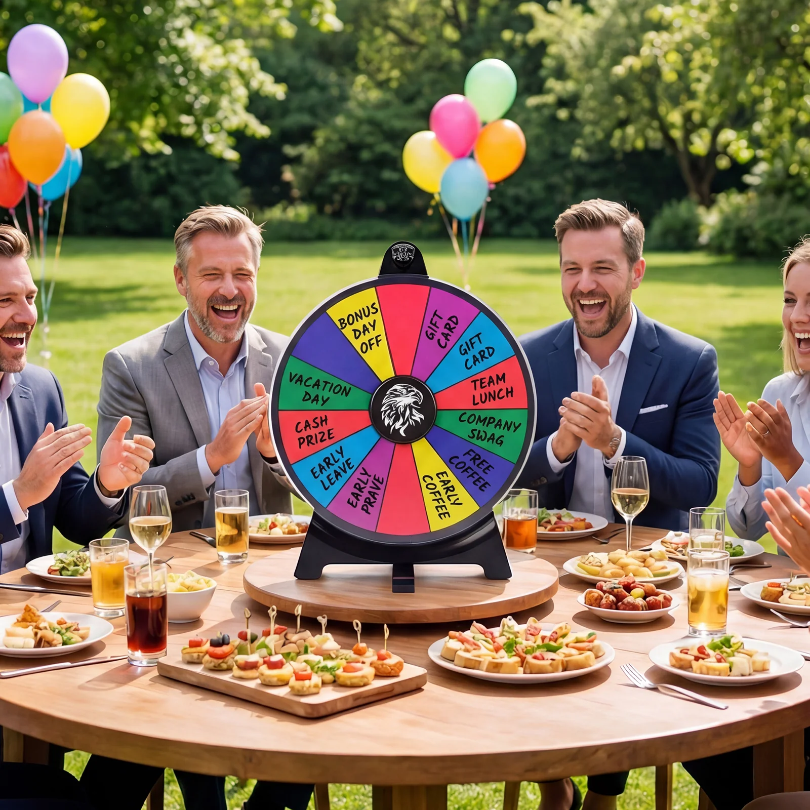 Spinning Prize Wheel, 14 Slots Spin Wheel, Tabletop Fortune Game - Image 4
