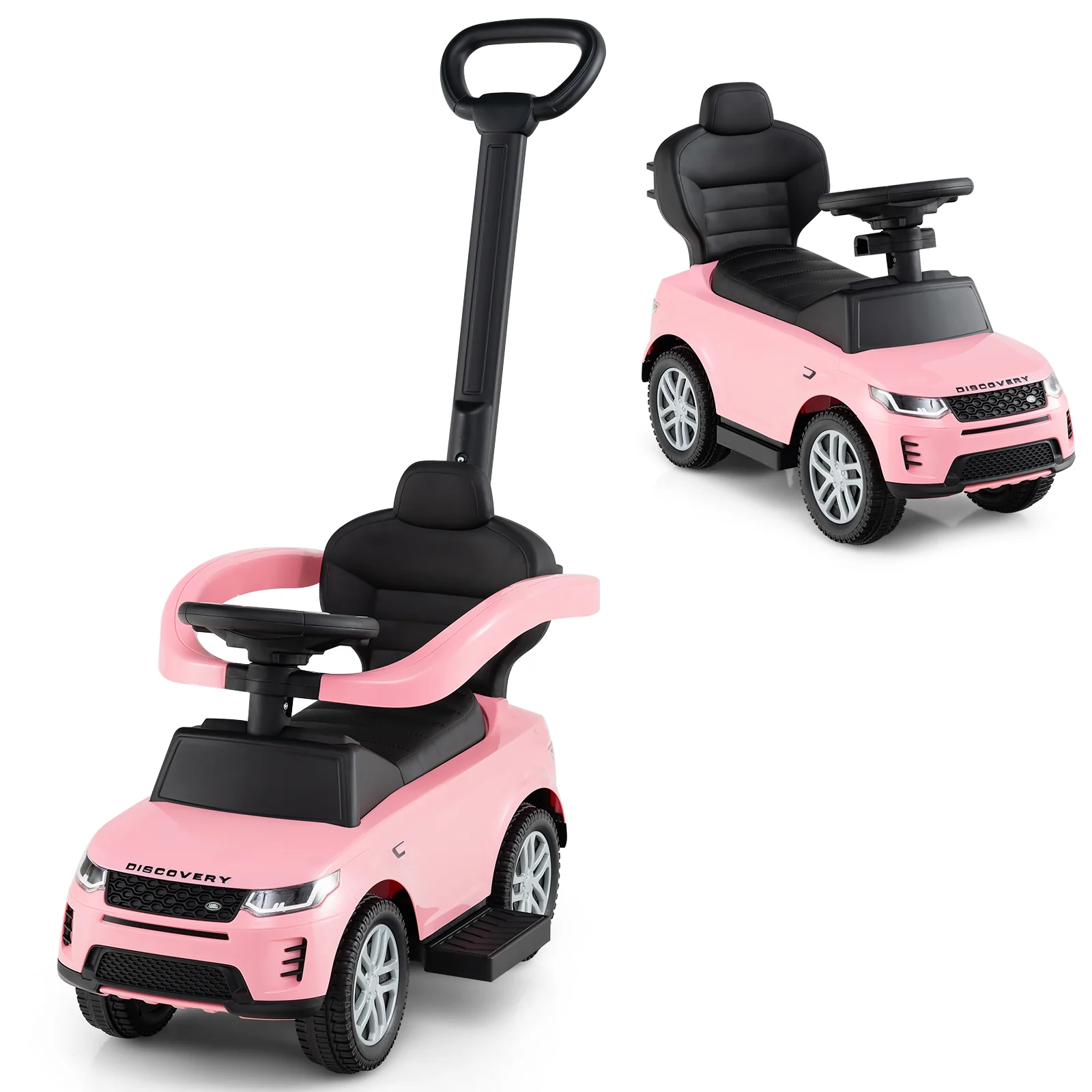 3 in 1 Push Car for Toddlers, Licensed Land Rover Discovery Ride on Toy - Image 12
