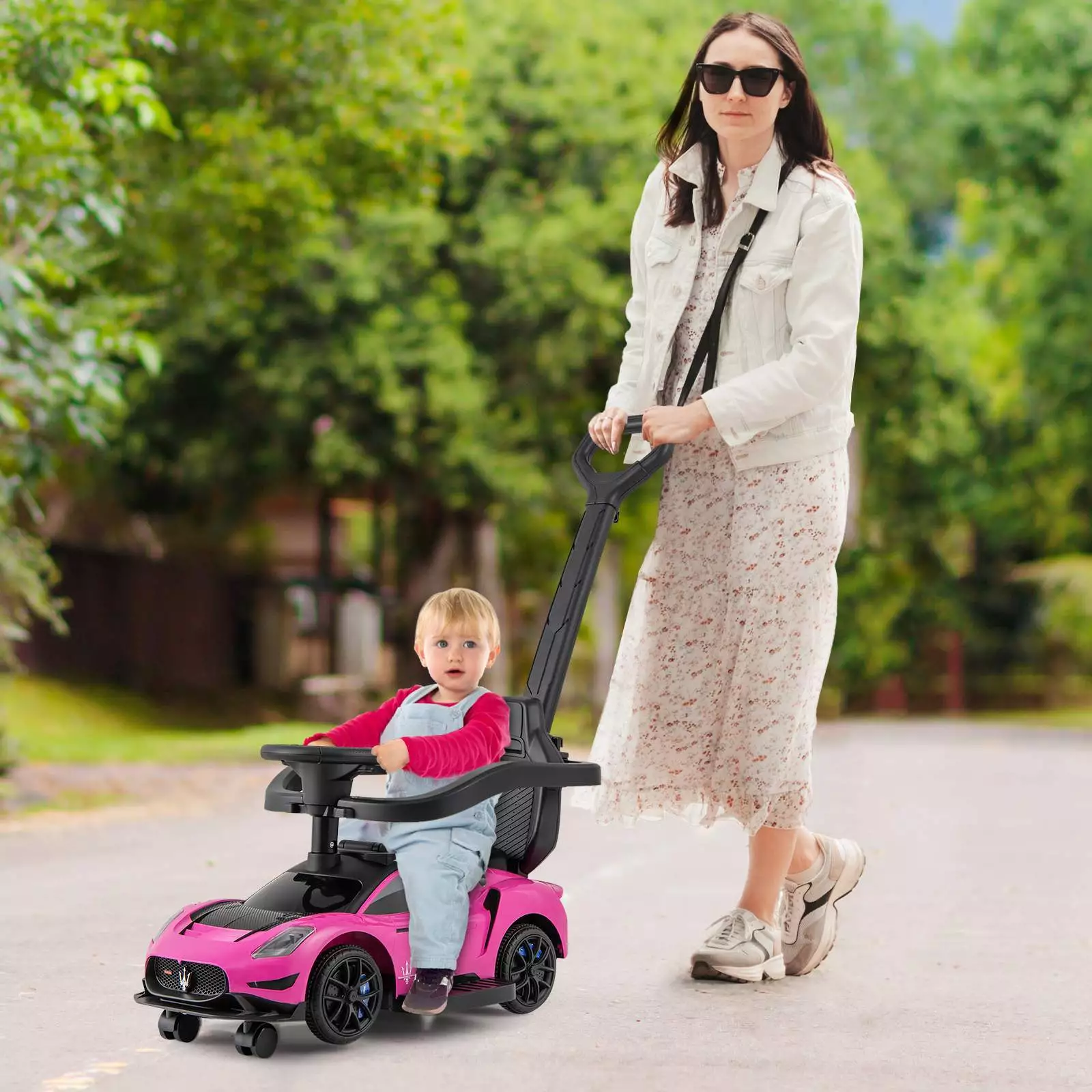 3 in 1 Ride on Push Car Maserati Licensed Foot to Floor Sliding Car 18-60 Months - Image 11