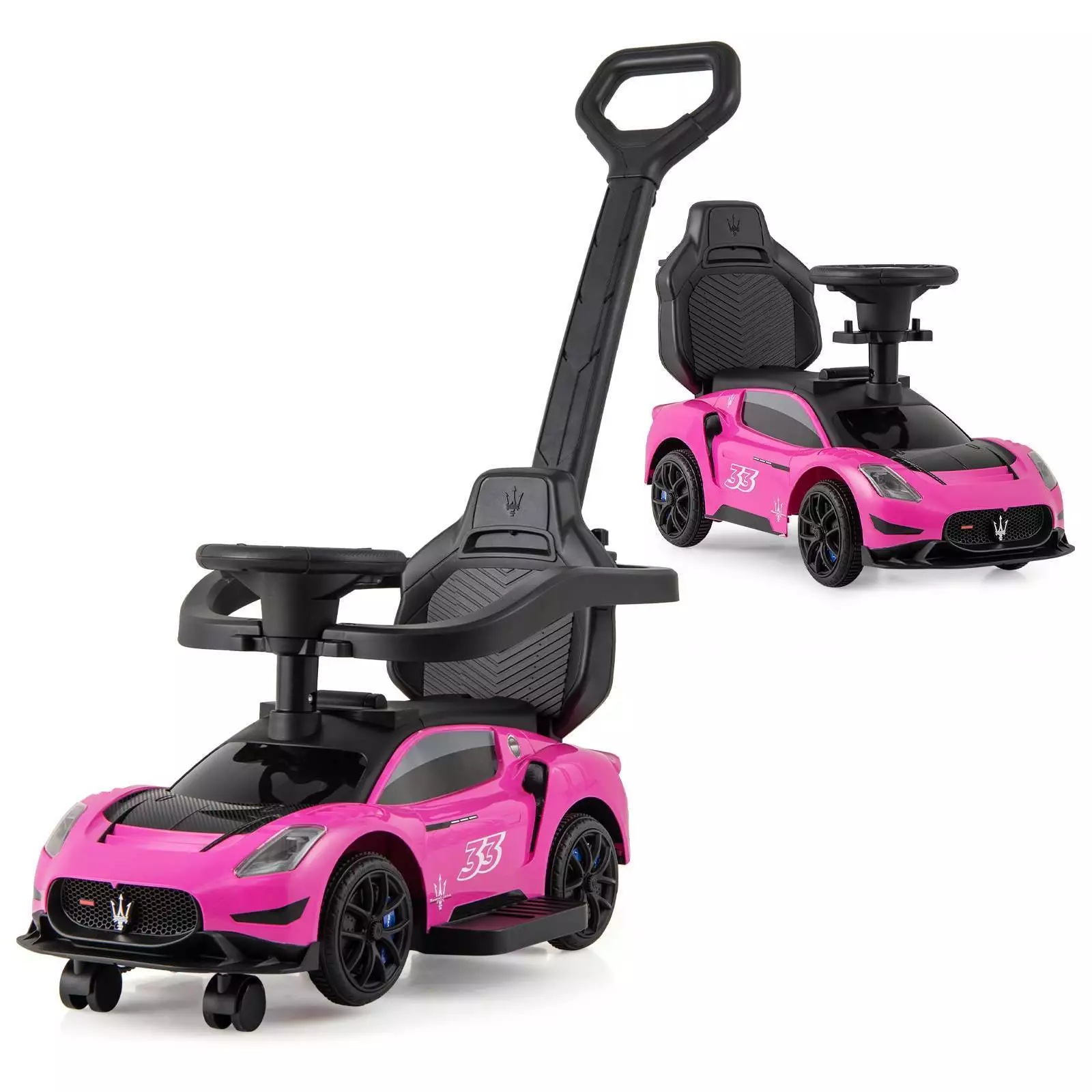 3 in 1 Ride on Push Car Maserati Licensed Foot to Floor Sliding Car 18-60 Months - Image 12