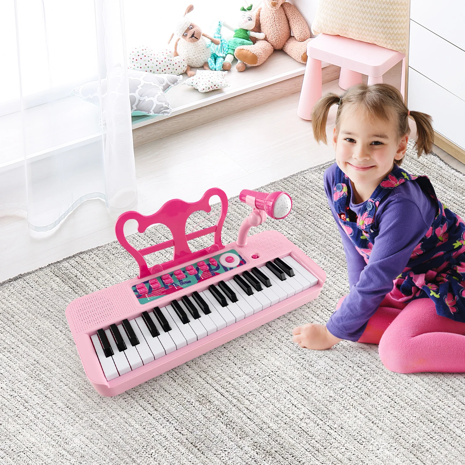 37 Keys Kids Piano Keyboard, Electronic Musical Instrument - Image 8