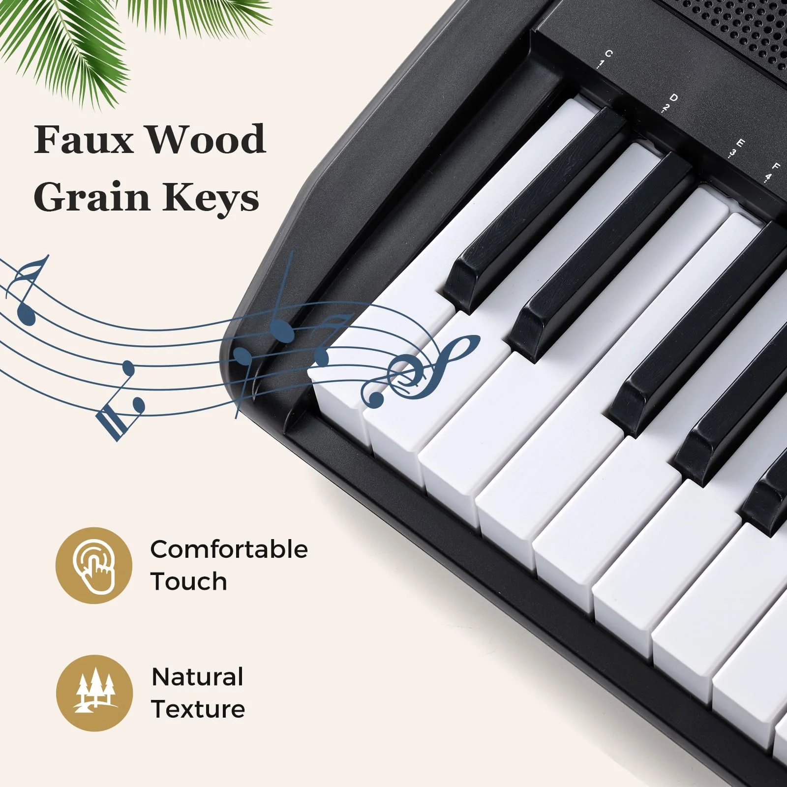 61 Keys Beginners Piano Keyboard, Electric Keyboard Kit with Adjustable Stand & Stool - Image 6