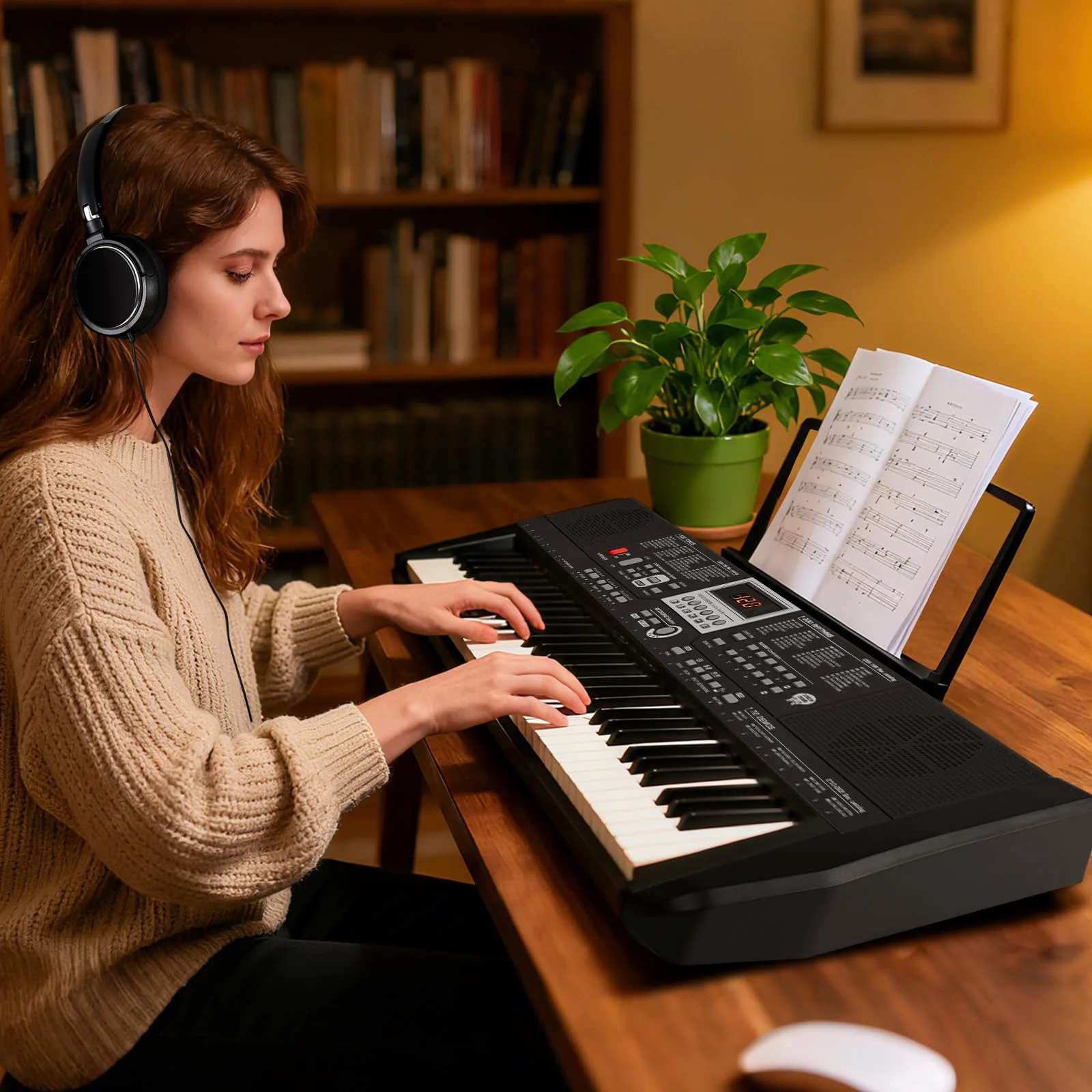 61 Keys Portable Keyboard for Beginners, Electric Piano Keyboard Kit - Image 2