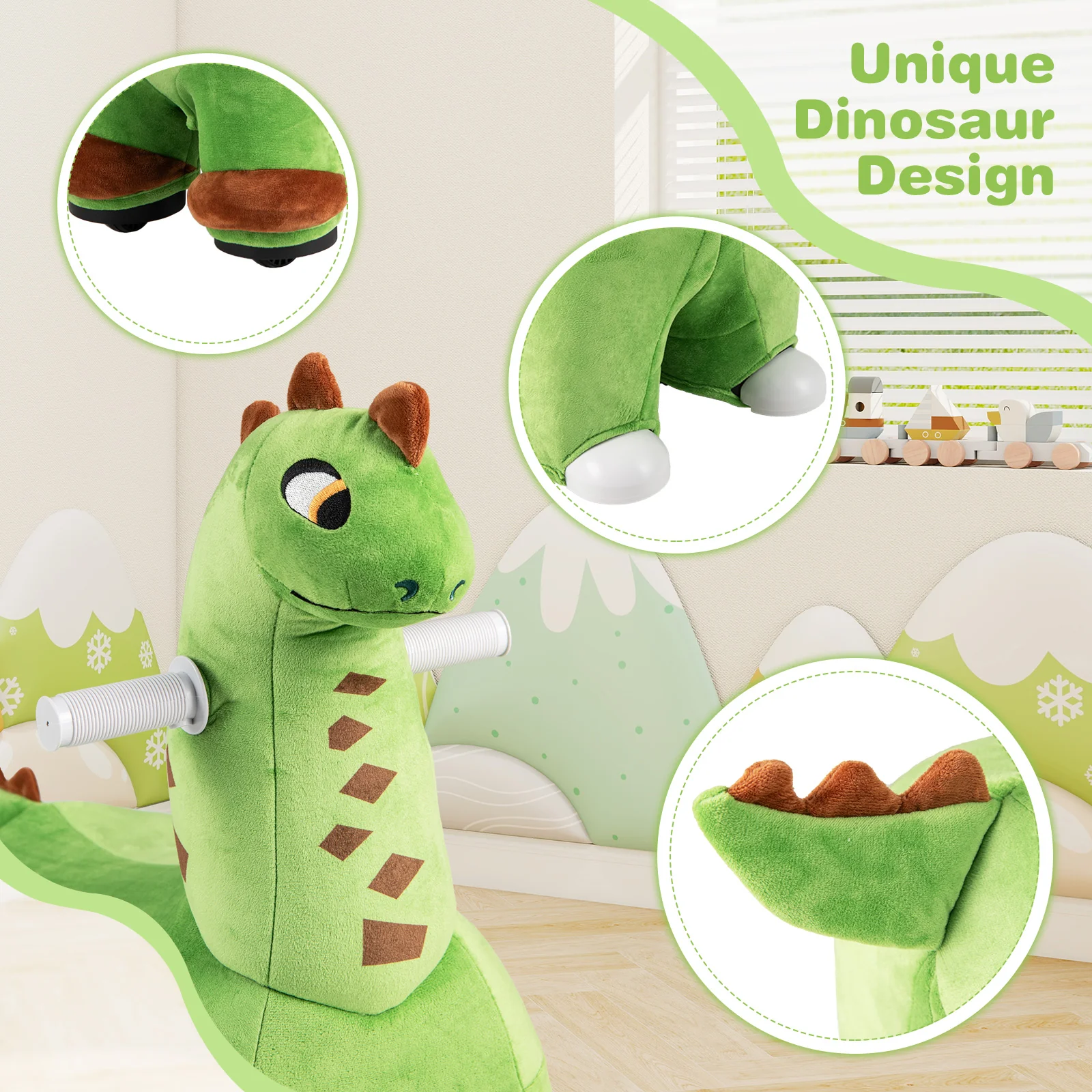 6V Dinosaur Ride on Toy for Kids - Image 4
