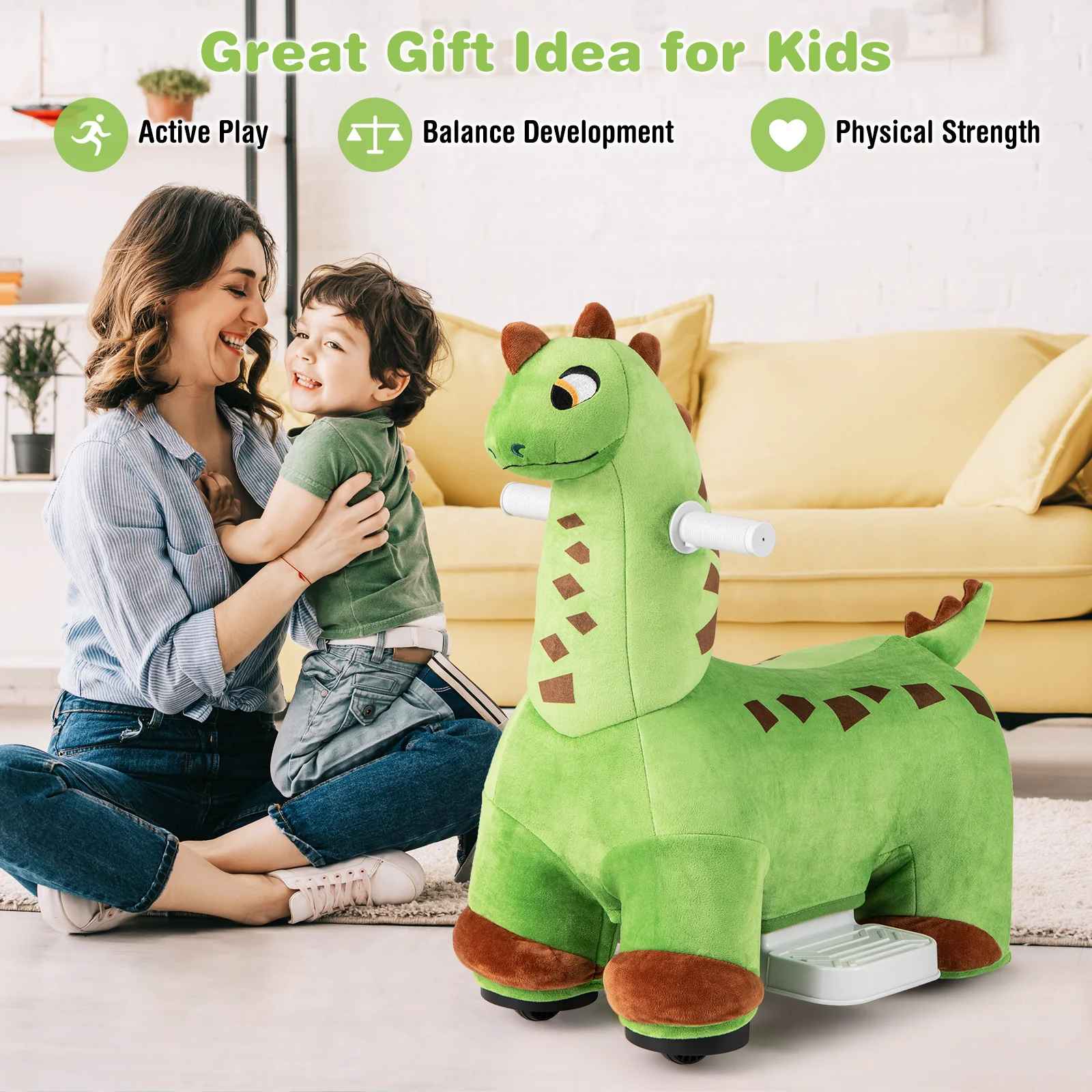 6V Dinosaur Ride on Toy for Kids - Image 8