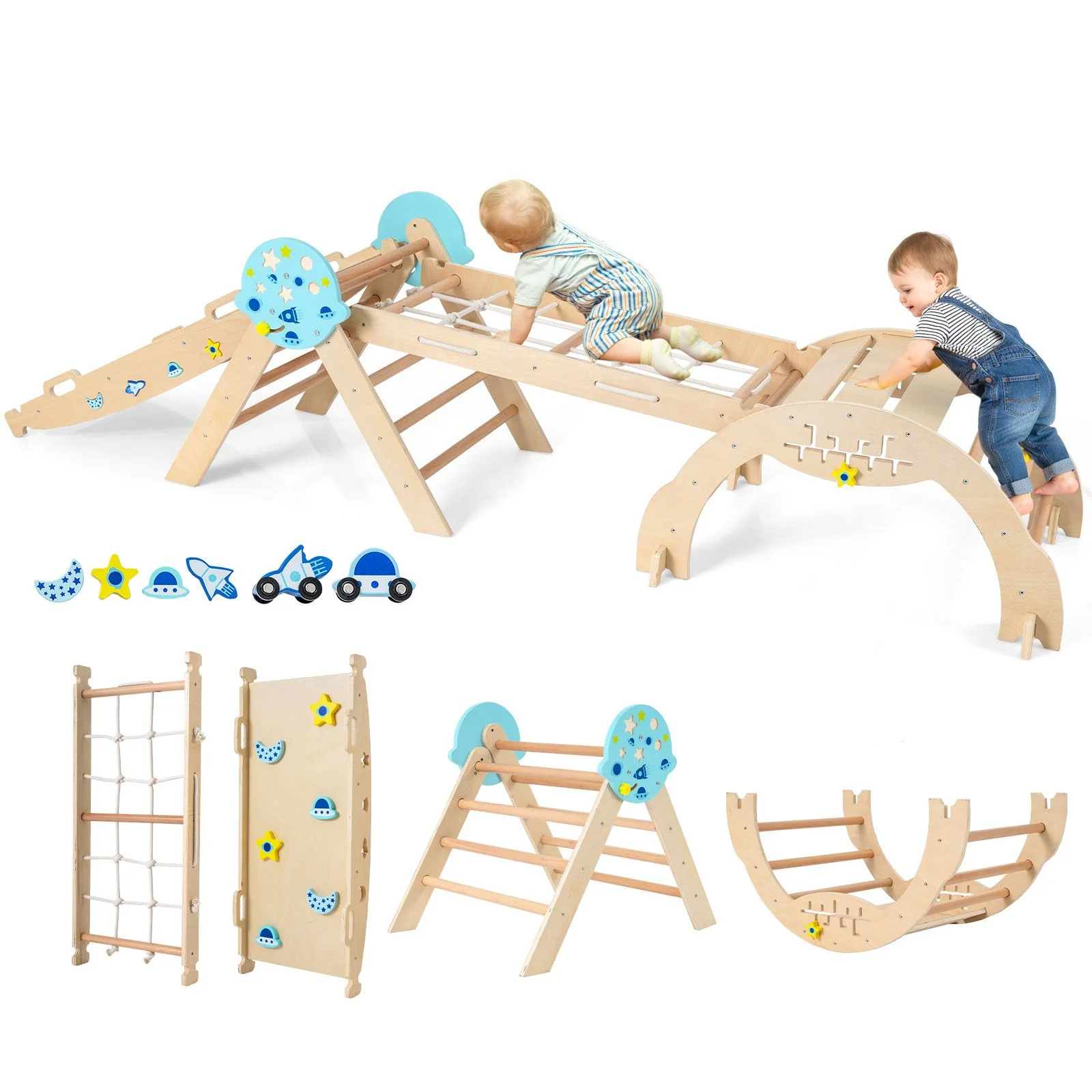 9-in-1 Foldable Baby Climbing Toys with Climbing Rope Ladder - Image 10