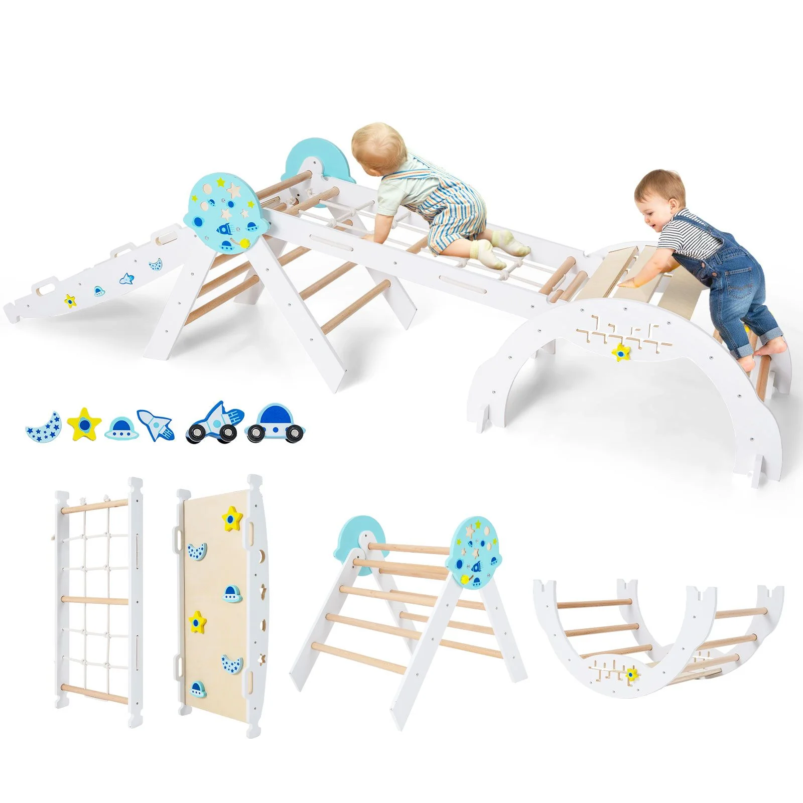 9-in-1 Foldable Baby Climbing Toys with Climbing Rope Ladder - Image 11