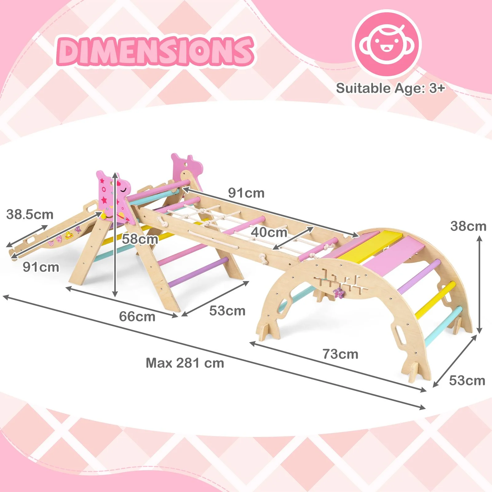 9-in-1 Foldable Baby Climbing Toys with Climbing Rope Ladder - Image 3