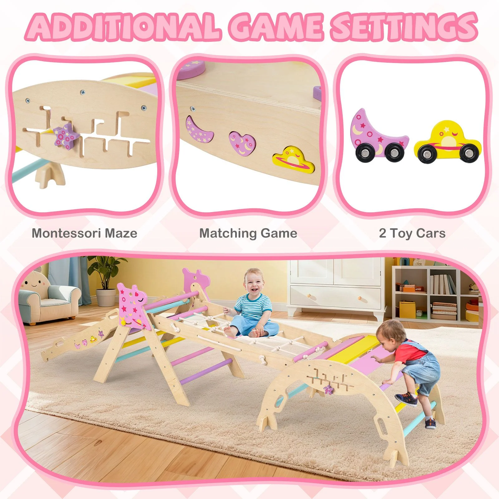 9-in-1 Foldable Baby Climbing Toys with Climbing Rope Ladder - Image 6