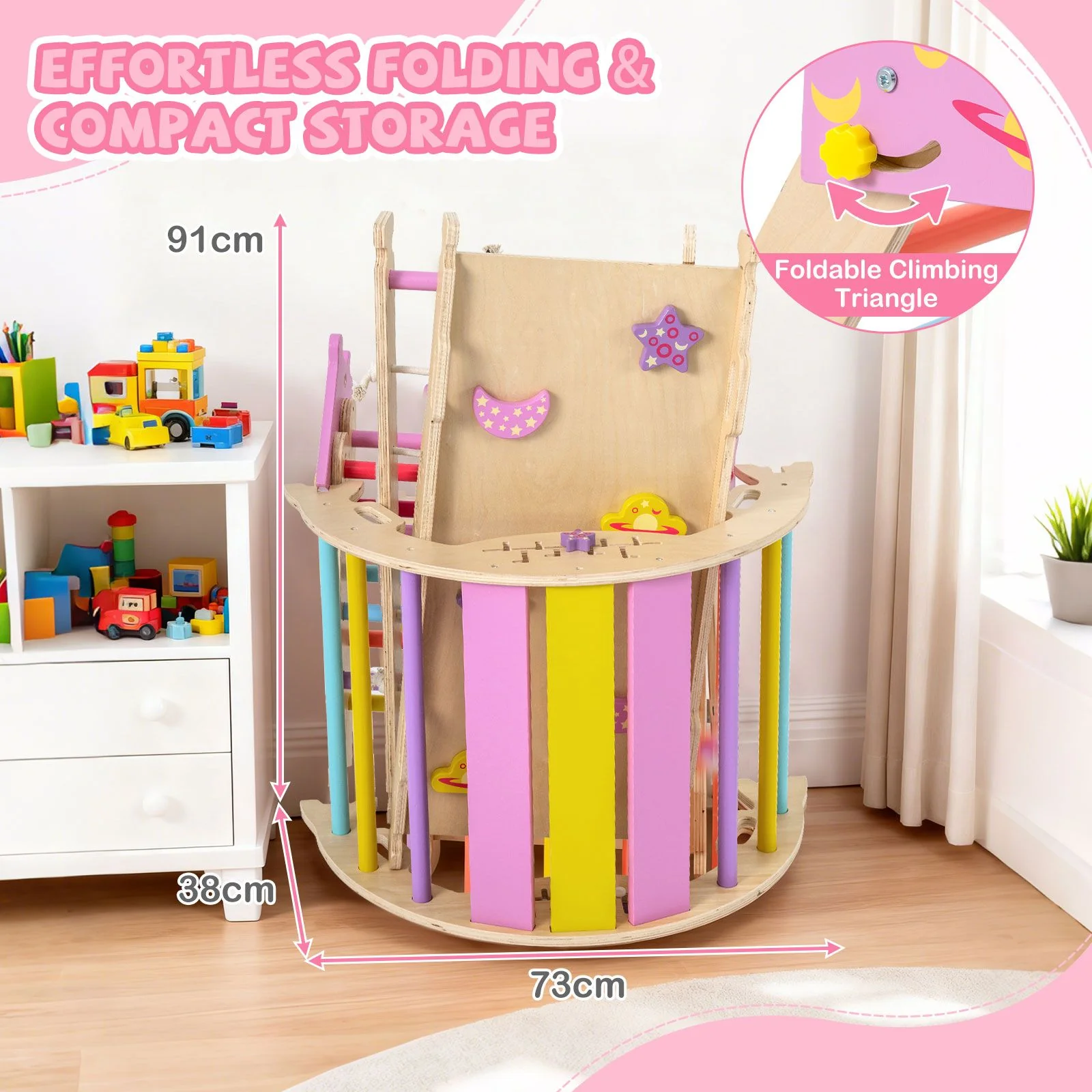 9-in-1 Foldable Baby Climbing Toys with Climbing Rope Ladder - Image 8