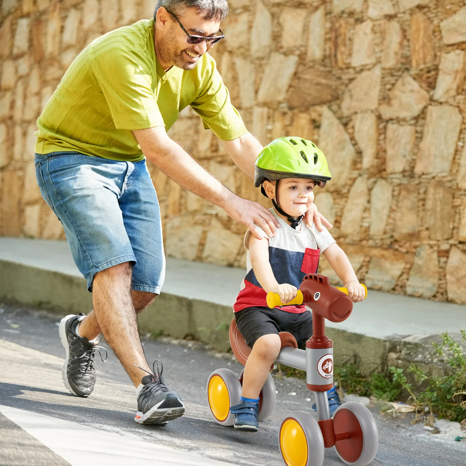 Baby Balance Bike, Toddler First Bike with PU Leather Seat and EVA Foam Wheels - Image 2