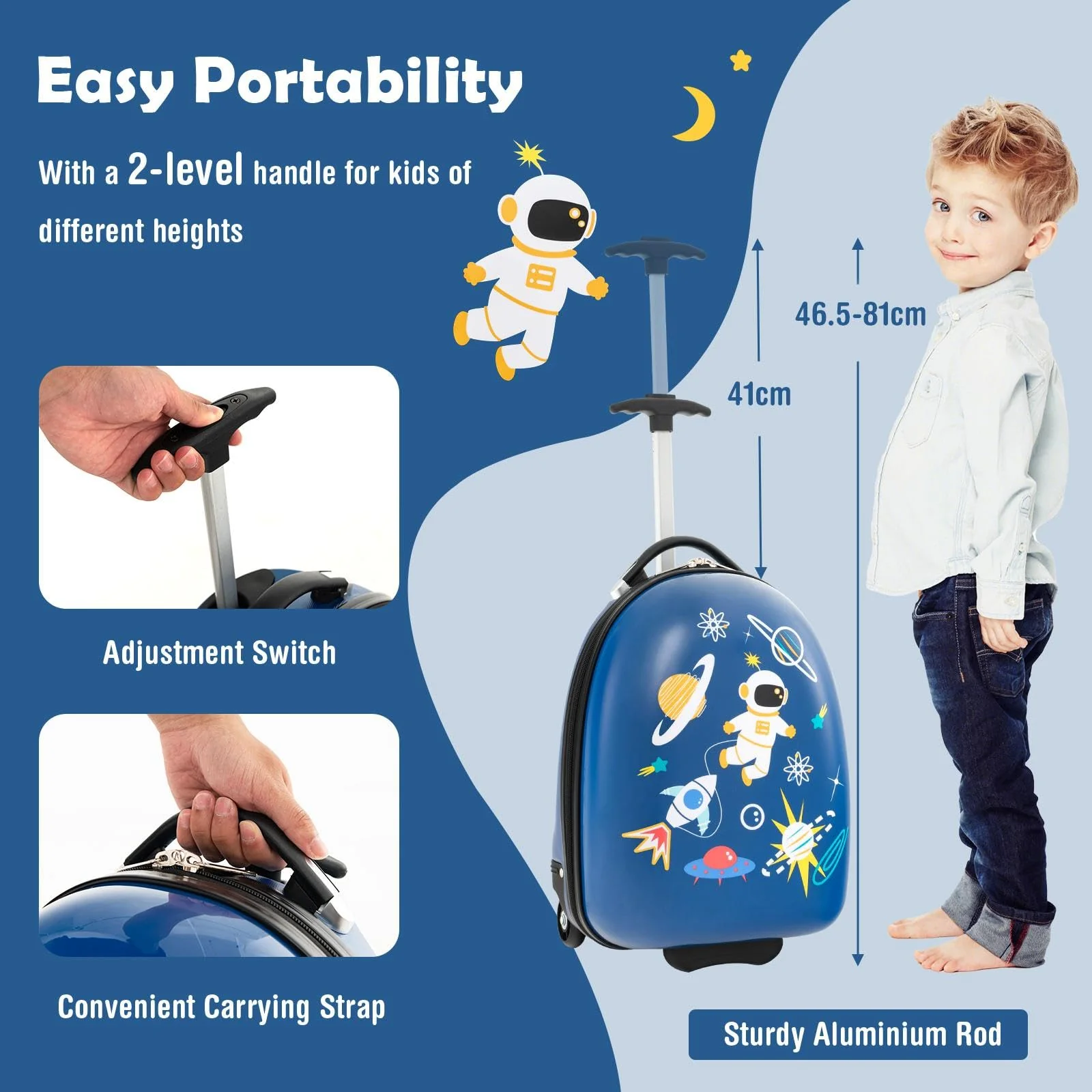 BABY JOY 16" Kids Carry-On Luggage - Image 4