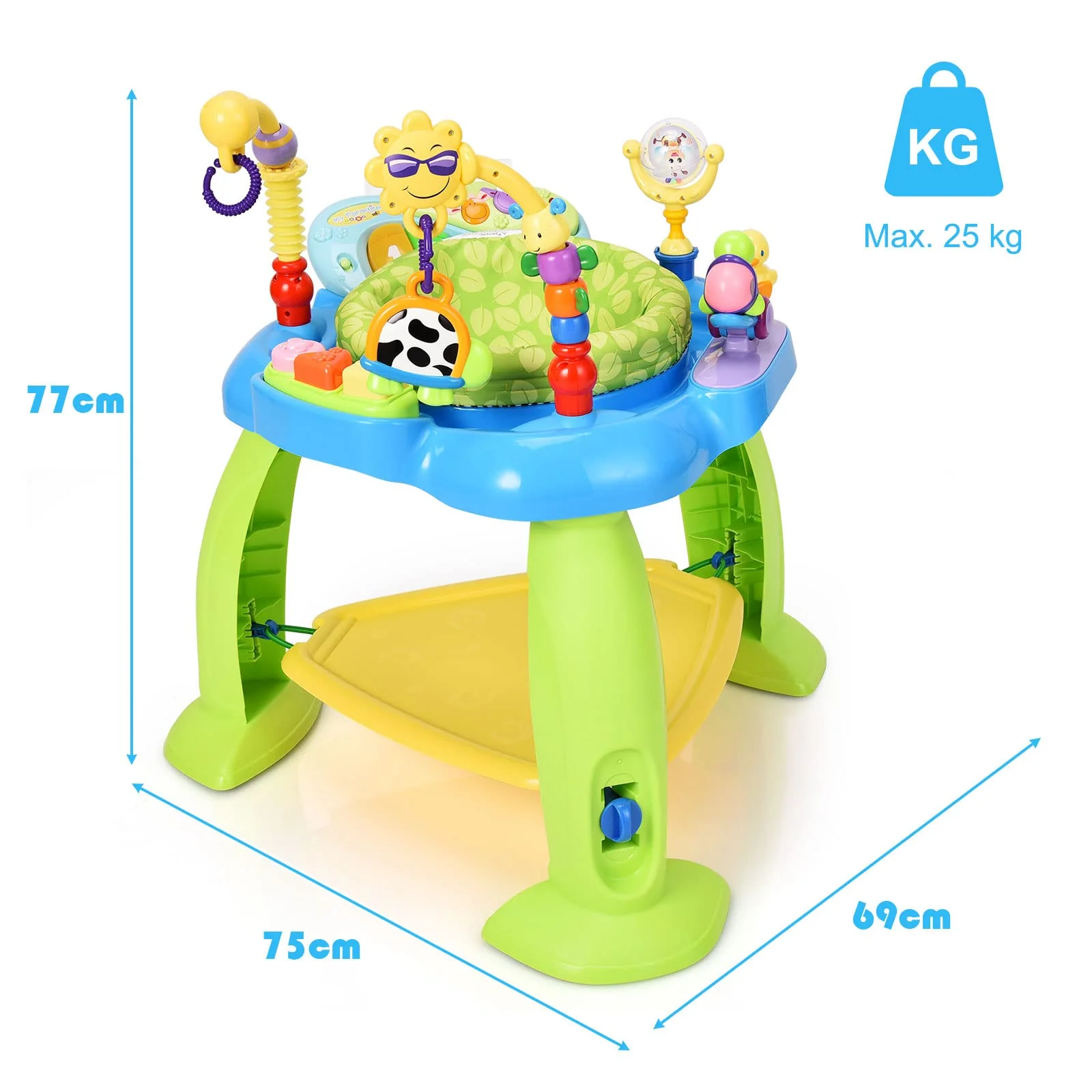 BABY JOY 2-in 1 Infant Activity Center - Image 7