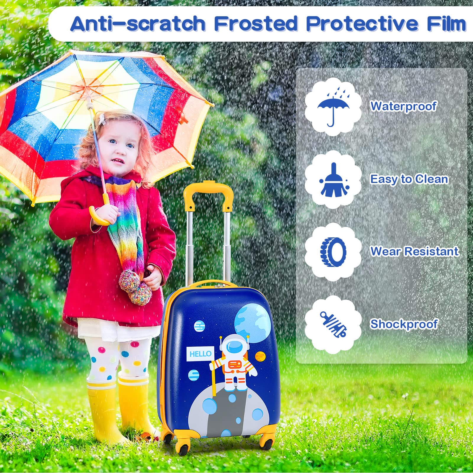 BABY JOY 2 PCS Kids Luggage Set - Image 5