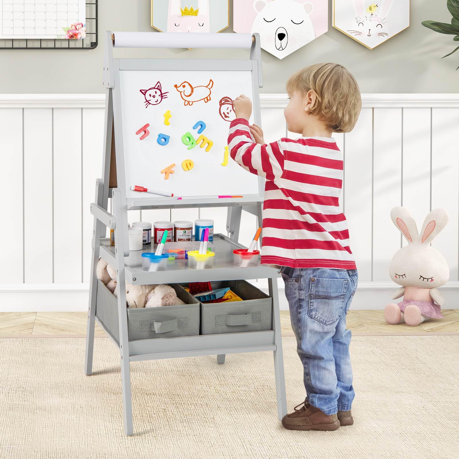 BABY JOY 3-in-1 Art Easel for Kids - Image 8