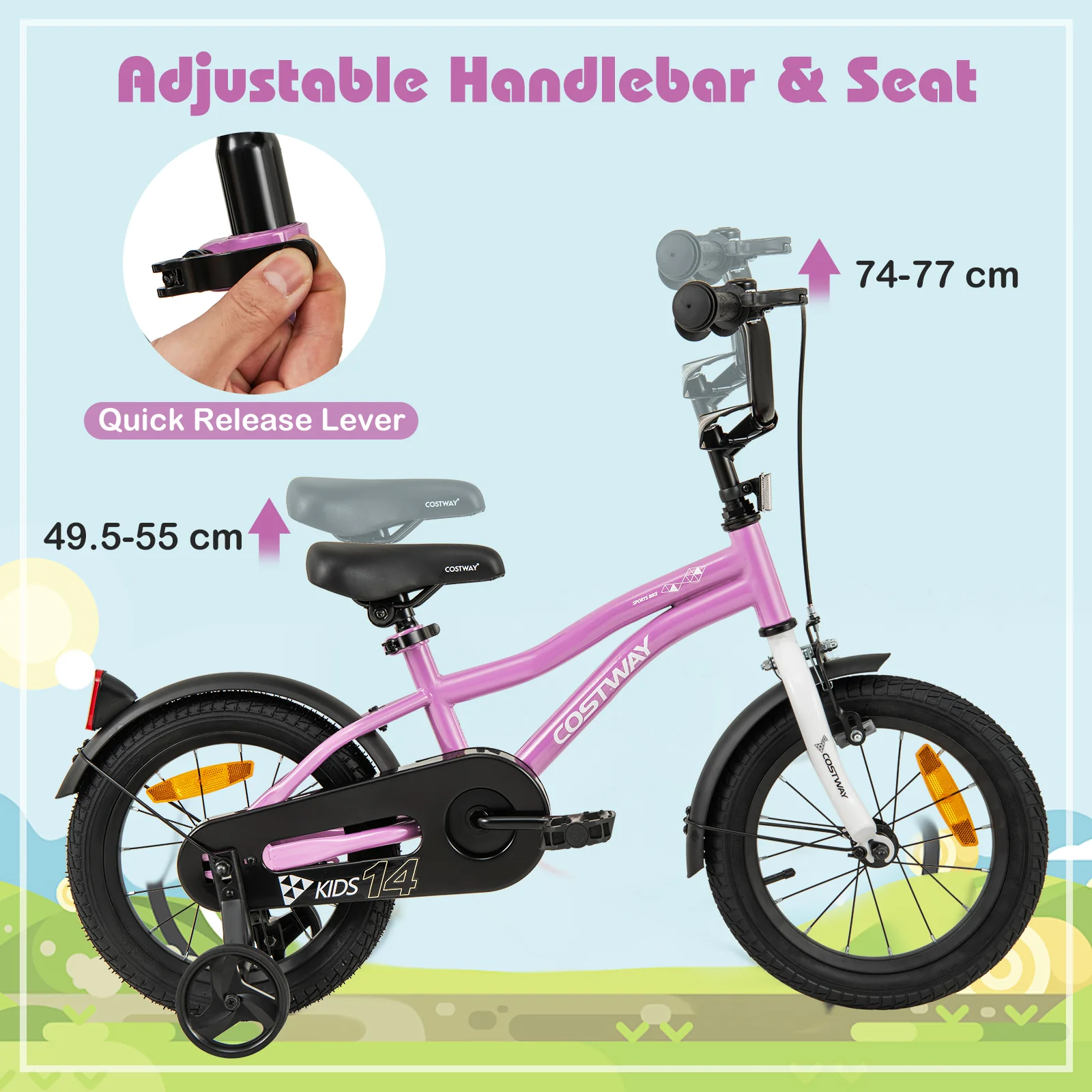 Baby Joy 30/36/40/45 cm Children Training Bicycle - Image 5