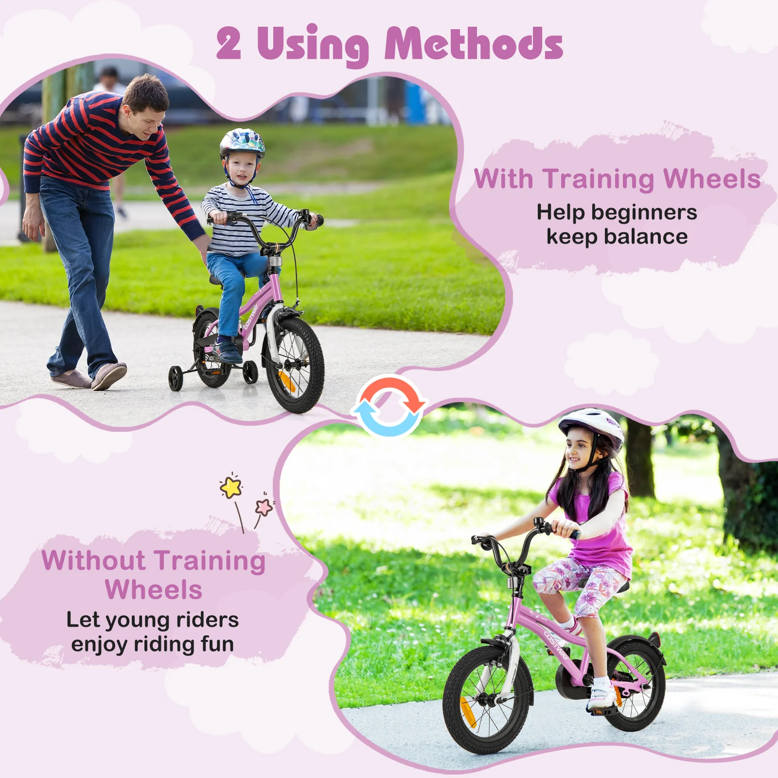 Baby Joy 30/36/40/45 cm Children Training Bicycle - Image 6