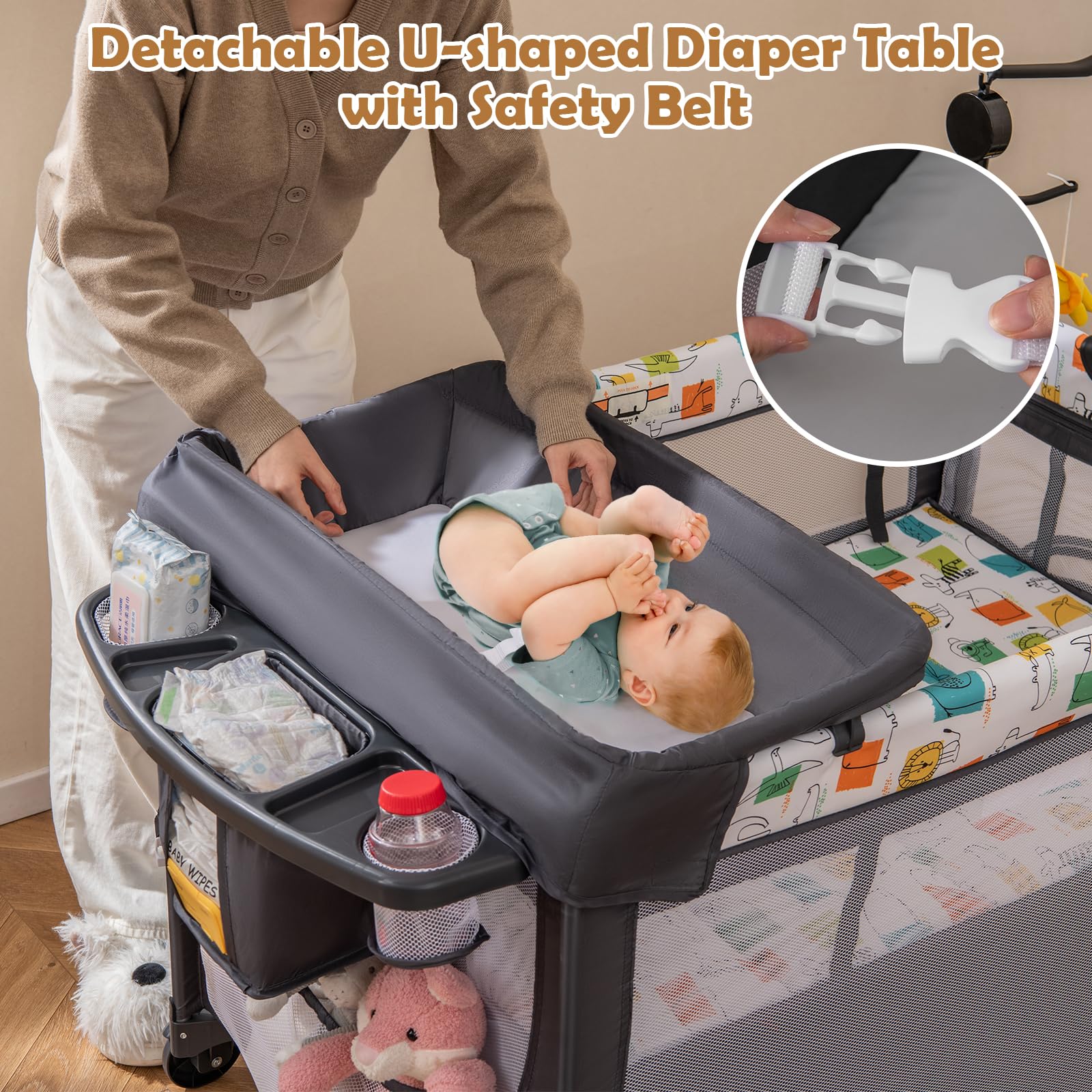 BABY JOY 5-in-1 Baby Bassinet - Image 5