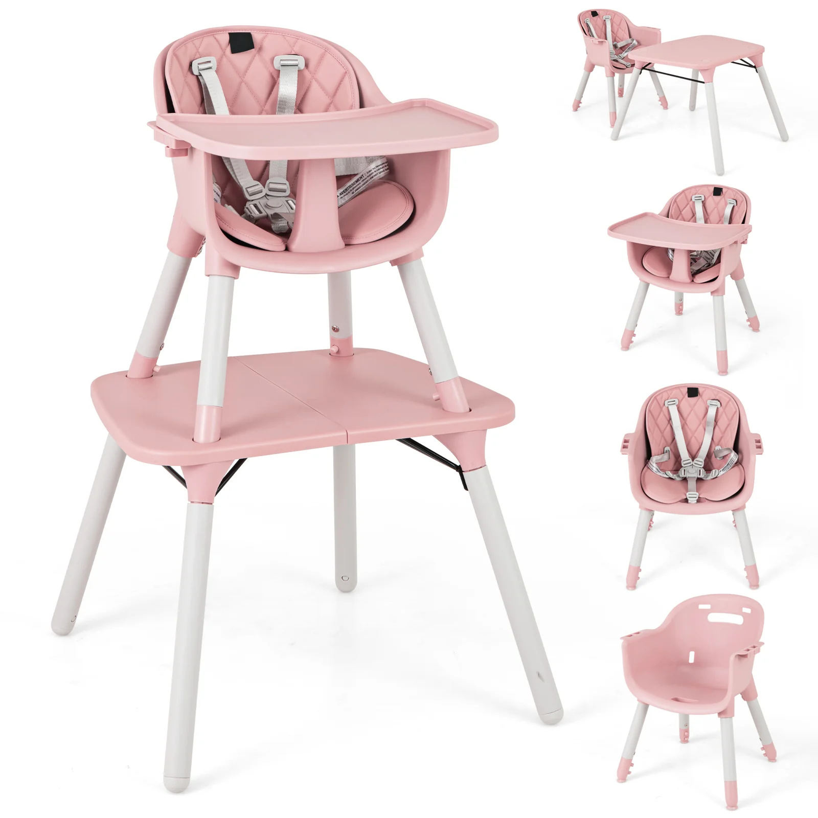 BABY JOY 5 in 1 Convertible Baby High Chair - Image 10
