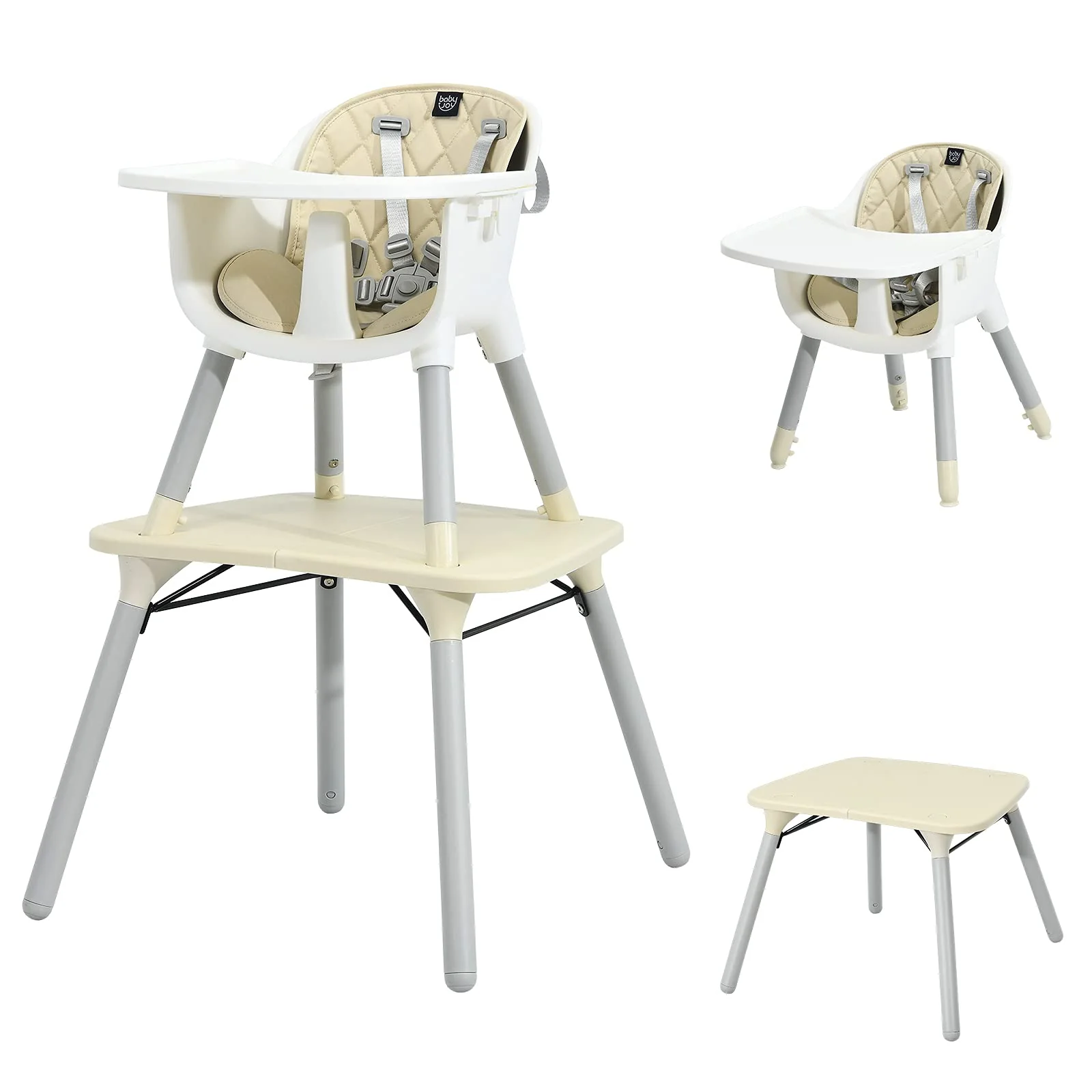 BABY JOY 5 in 1 Convertible Baby High Chair - Image 11