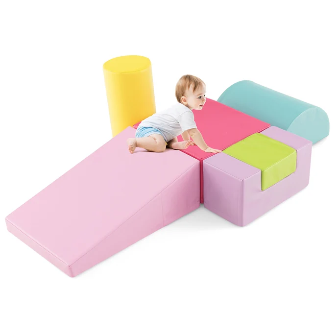 BABY JOY 6PCS Kids Crawl & Climb Foam Play Set - Image 10