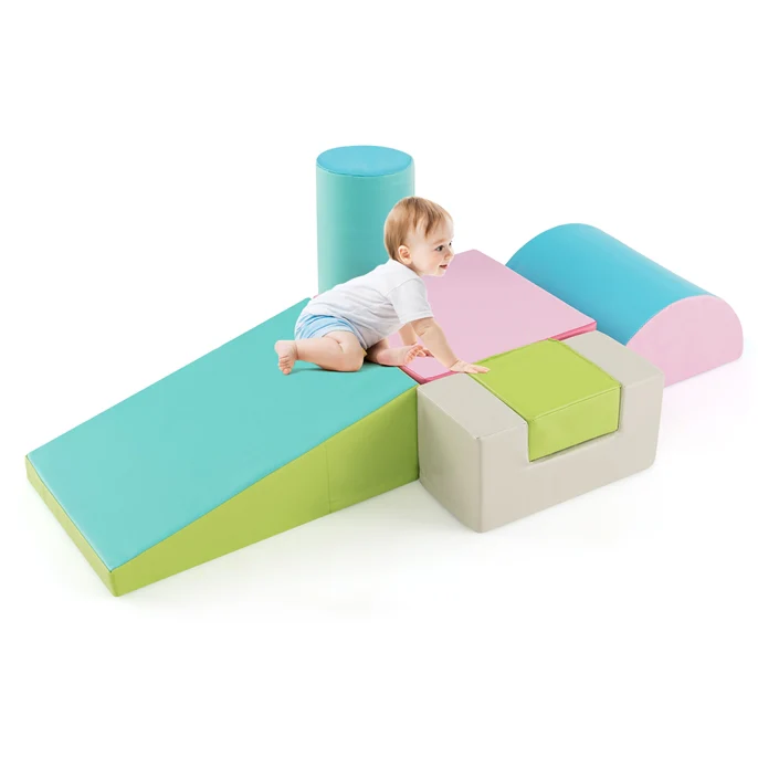 BABY JOY 6PCS Kids Crawl & Climb Foam Play Set - Image 11