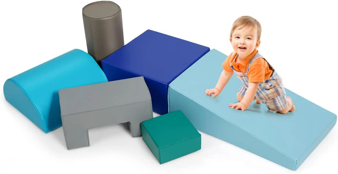 BABY JOY 6PCS Kids Crawl & Climb Foam Play Set - Image 12