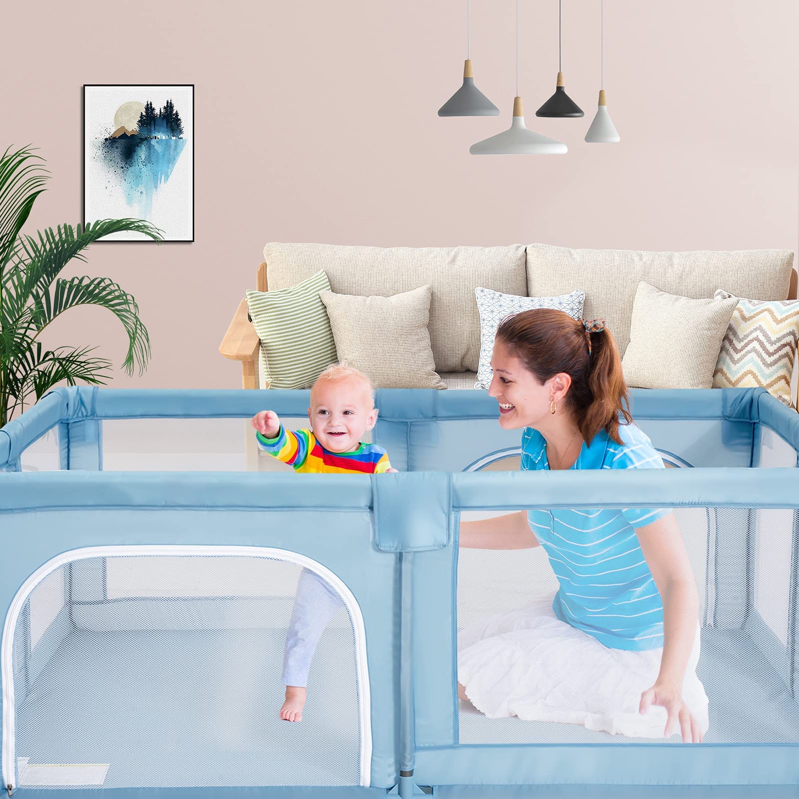 BABY JOY Baby Playpen - Image 3