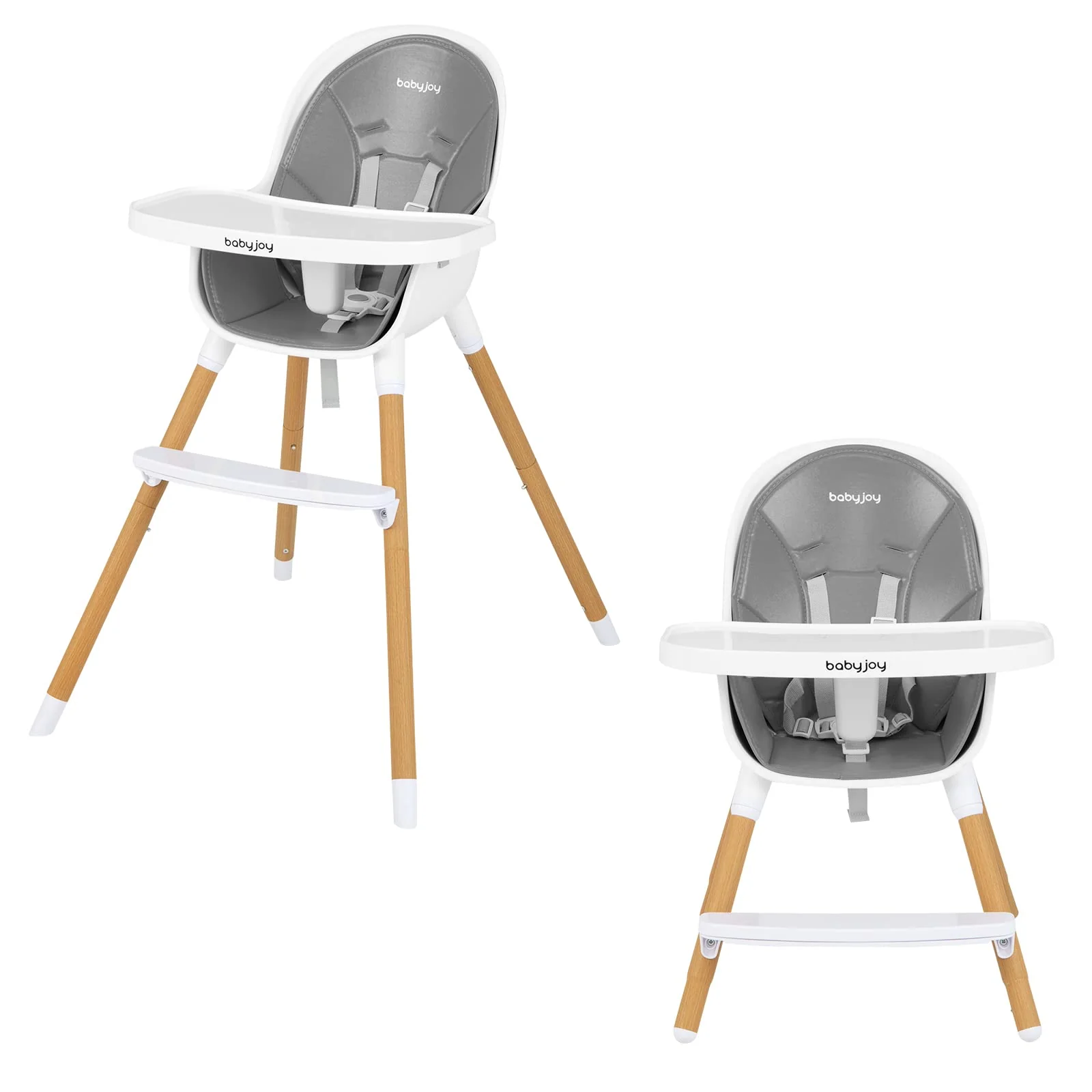 BABY JOY Convertible Baby Highchair - Image 10