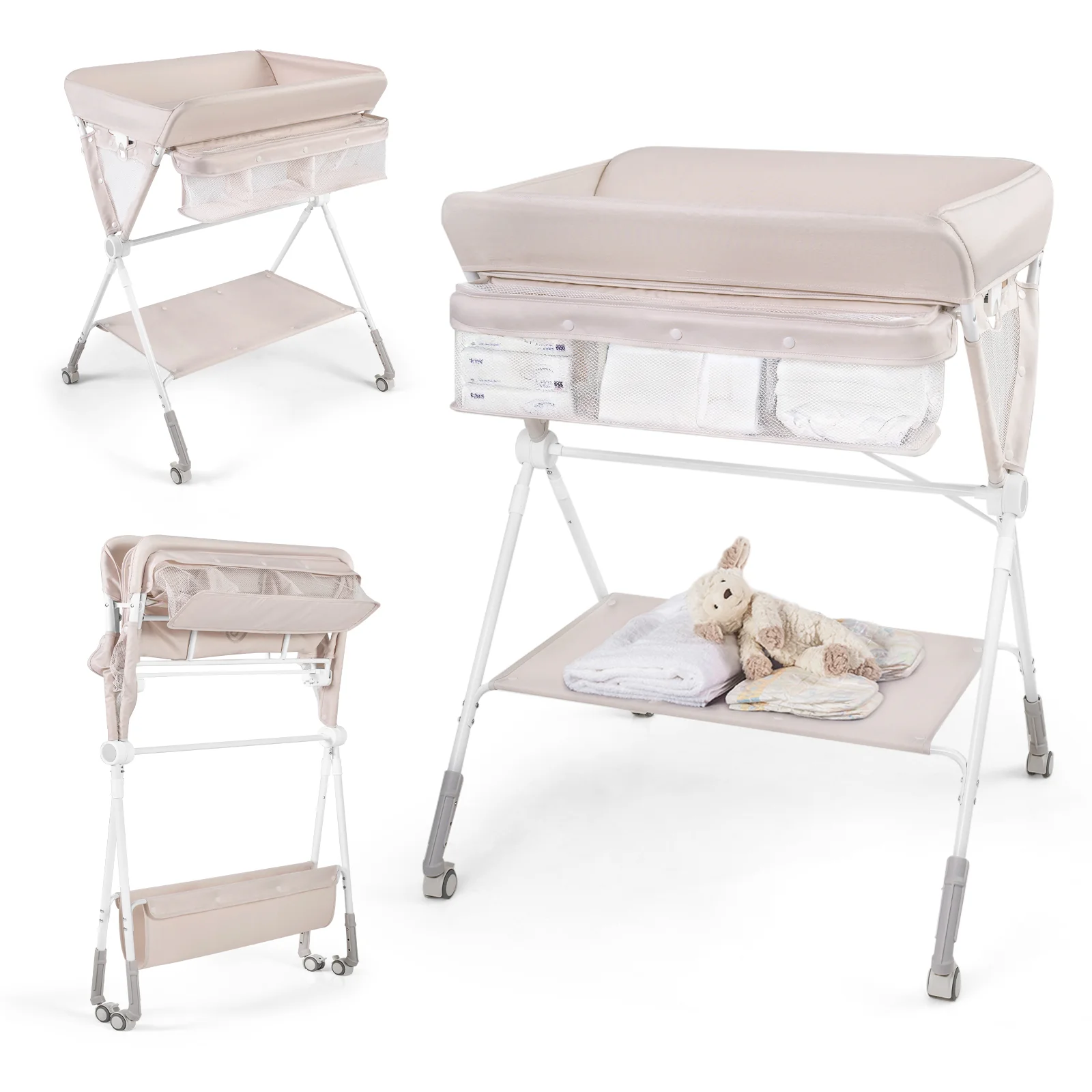BABY JOY Foldable Baby Changing Table - Image 11