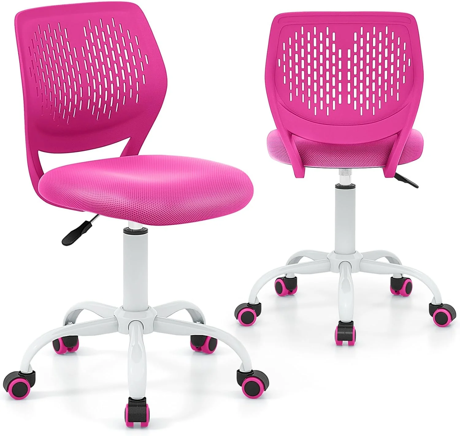 BABY JOY Height-Adjustable Ergonomic Kids Desk Chair, Kids Mesh Computer Chair - Image 11