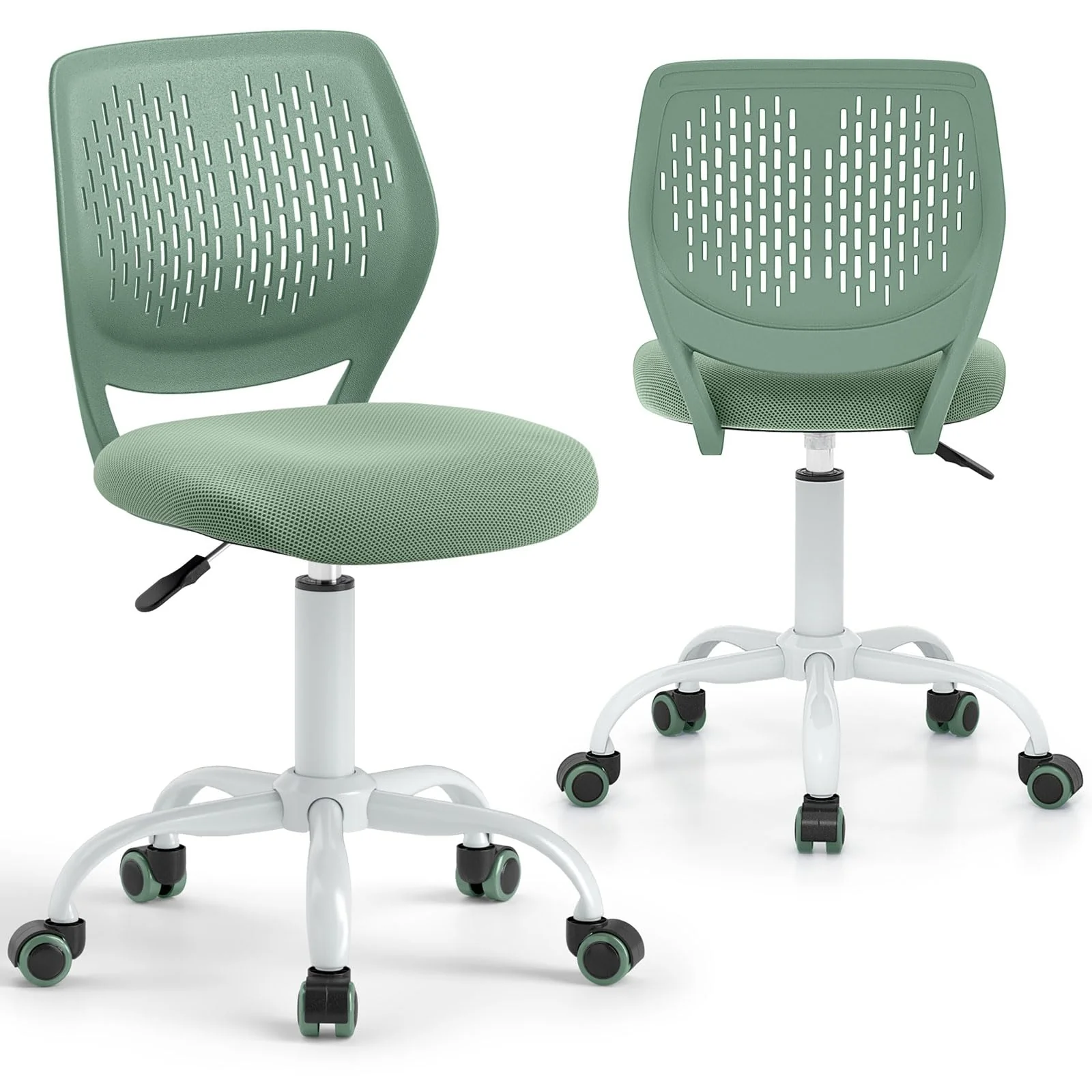 BABY JOY Height-Adjustable Ergonomic Kids Desk Chair, Kids Mesh Computer Chair - Image 13