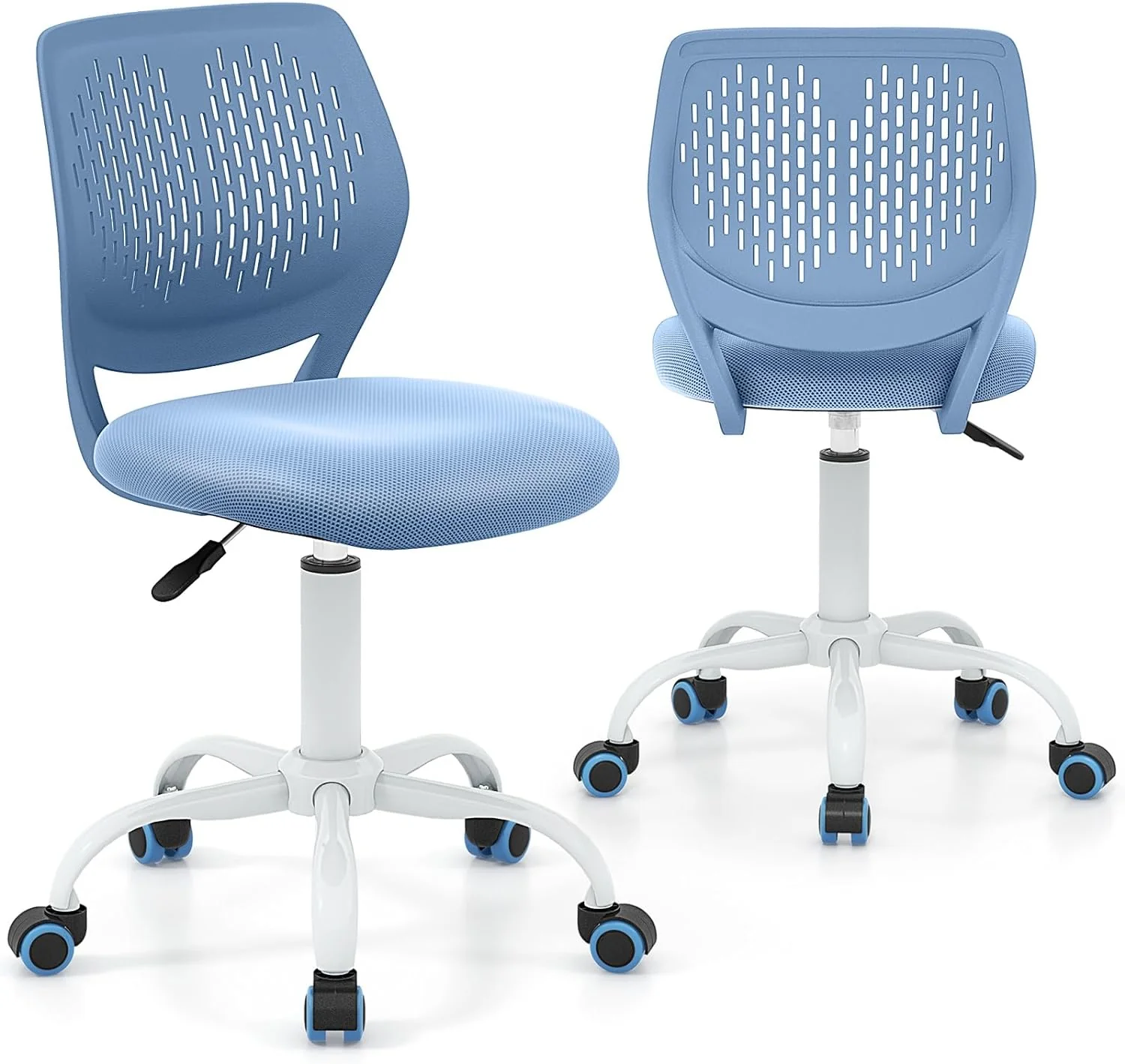 BABY JOY Height-Adjustable Ergonomic Kids Desk Chair, Kids Mesh Computer Chair - Image 9