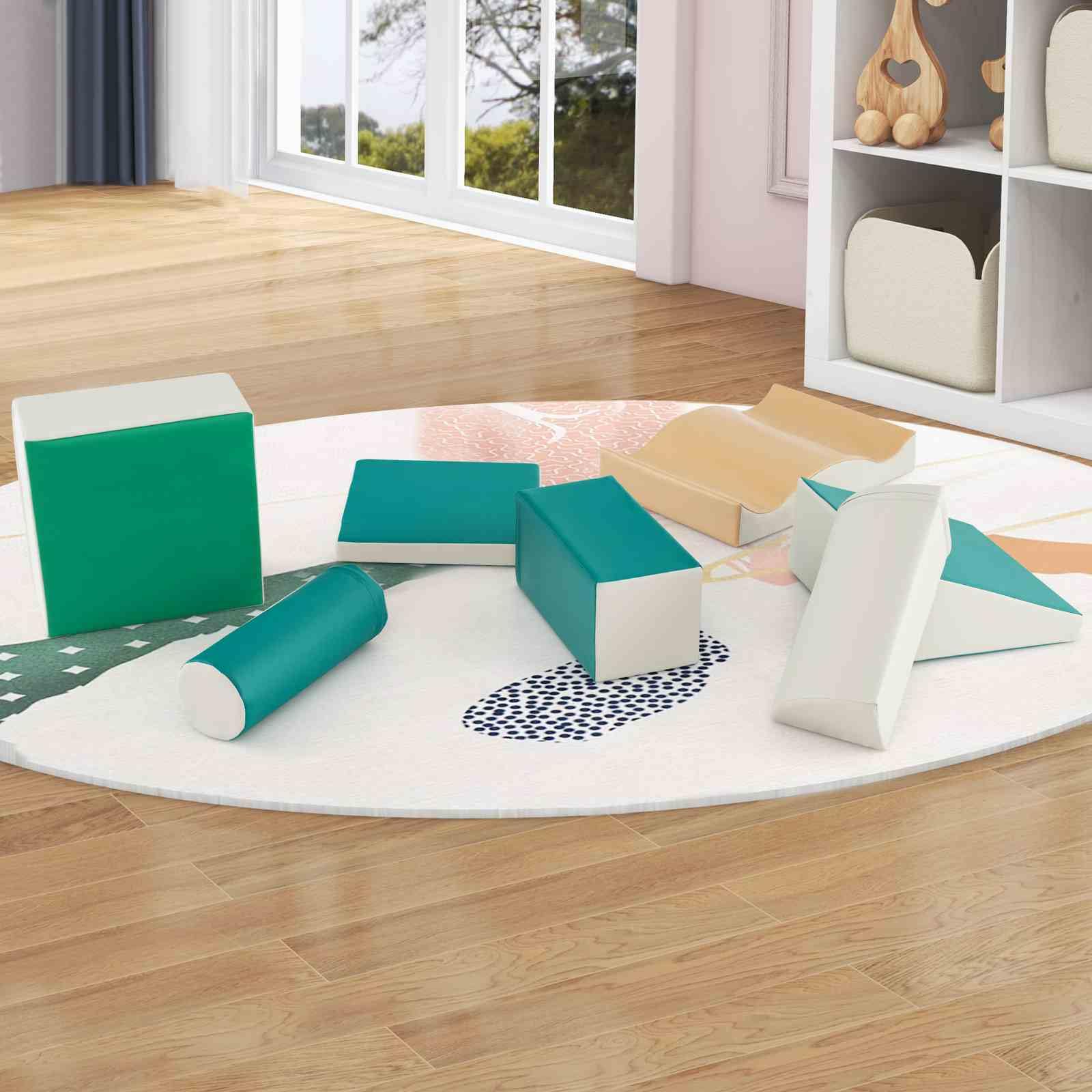 BABY JOY Kids Crawl & Climb Foam Play Set, 7-Piece - Image 10