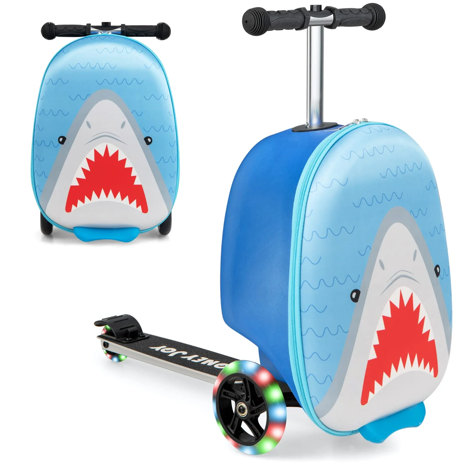 BABY JOY Kids Ride-on Suitcase Scooter - Image 10
