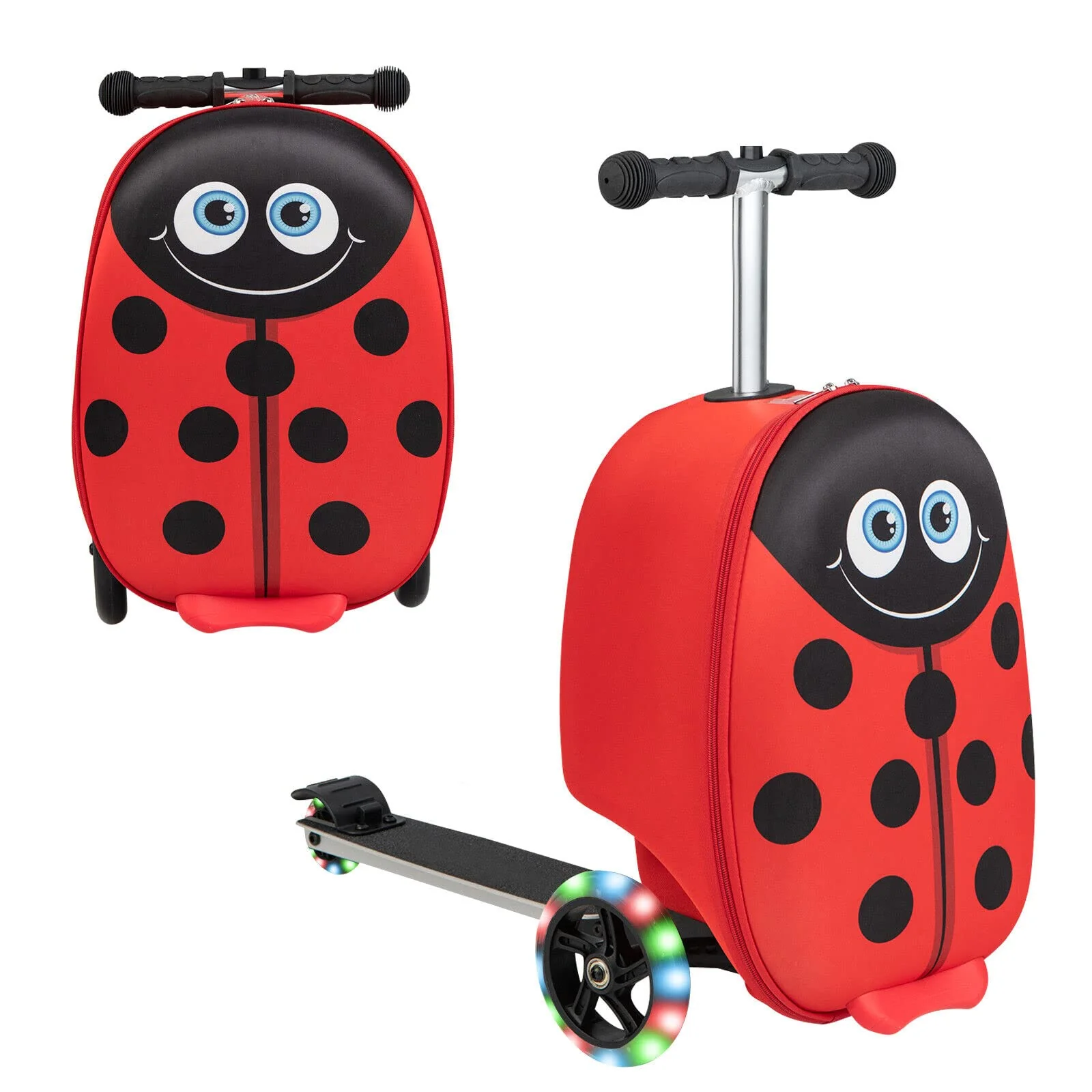 BABY JOY Kids Ride-on Suitcase Scooter - Image 11