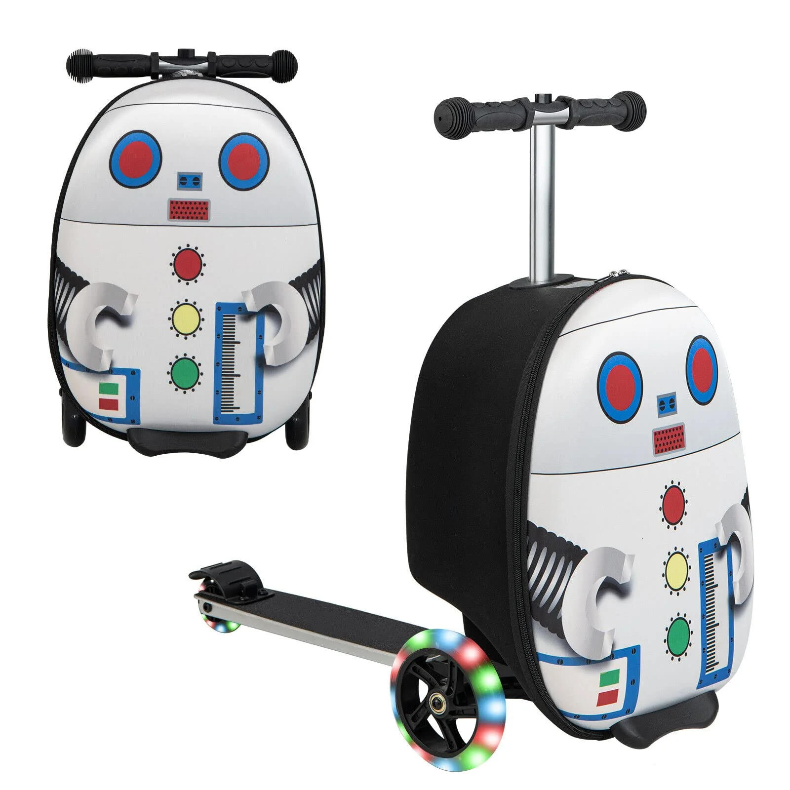BABY JOY Kids Ride-on Suitcase Scooter - Image 12