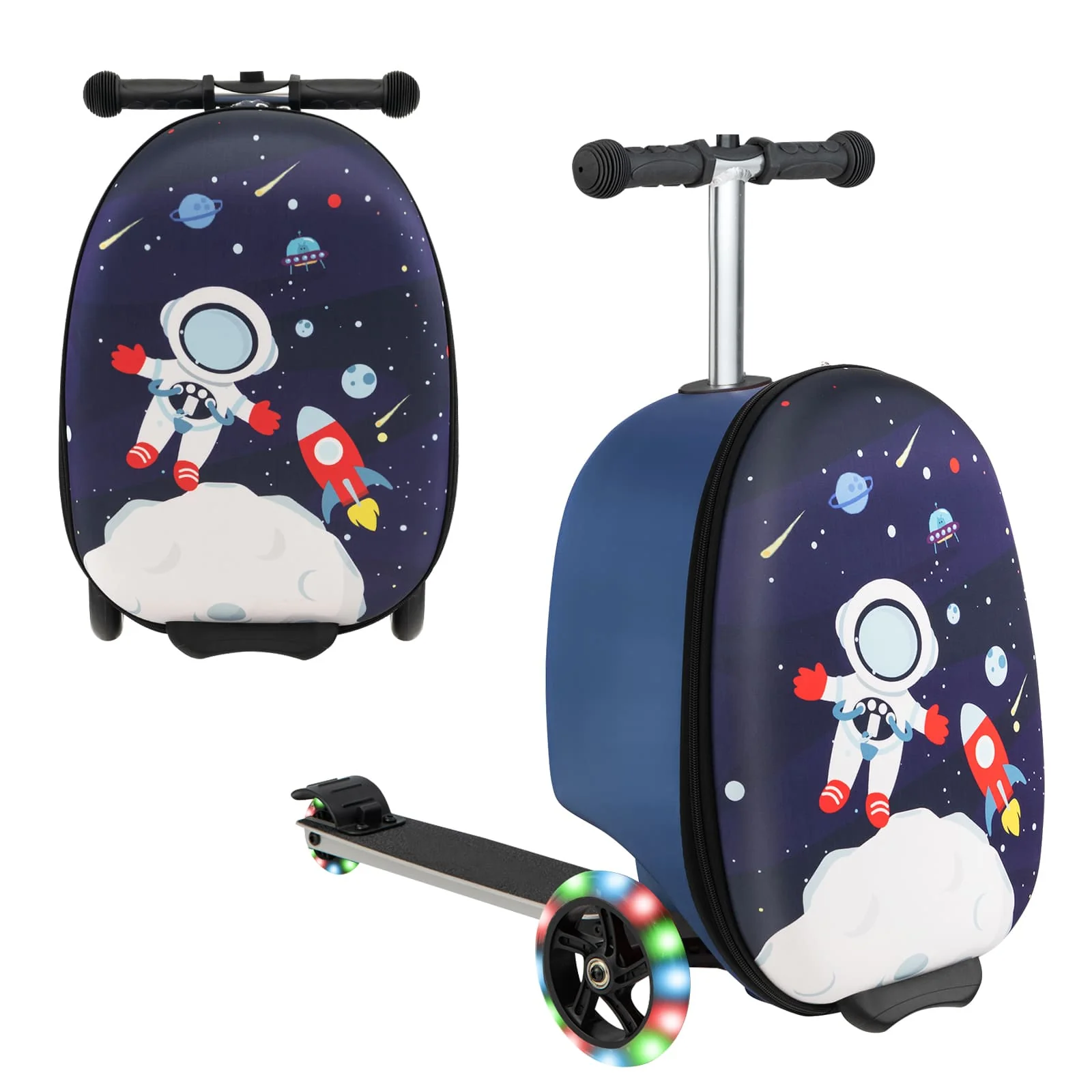 BABY JOY Kids Ride-on Suitcase Scooter - Image 14