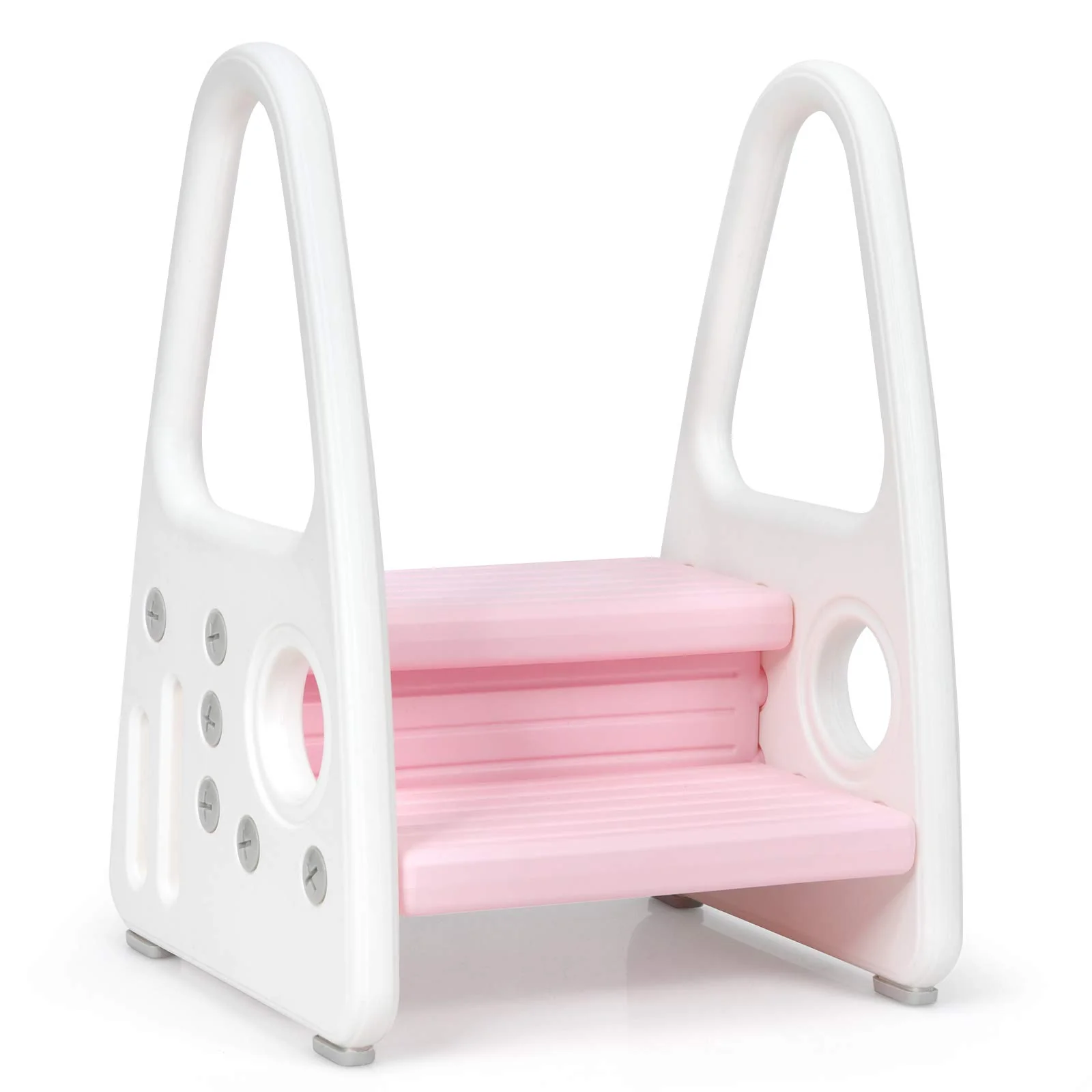 BABY JOY Kids Step Stool Toddler Step Ladder with Safety Handles & Non-Slip Steps, Holds up to 50 KG - Image 11