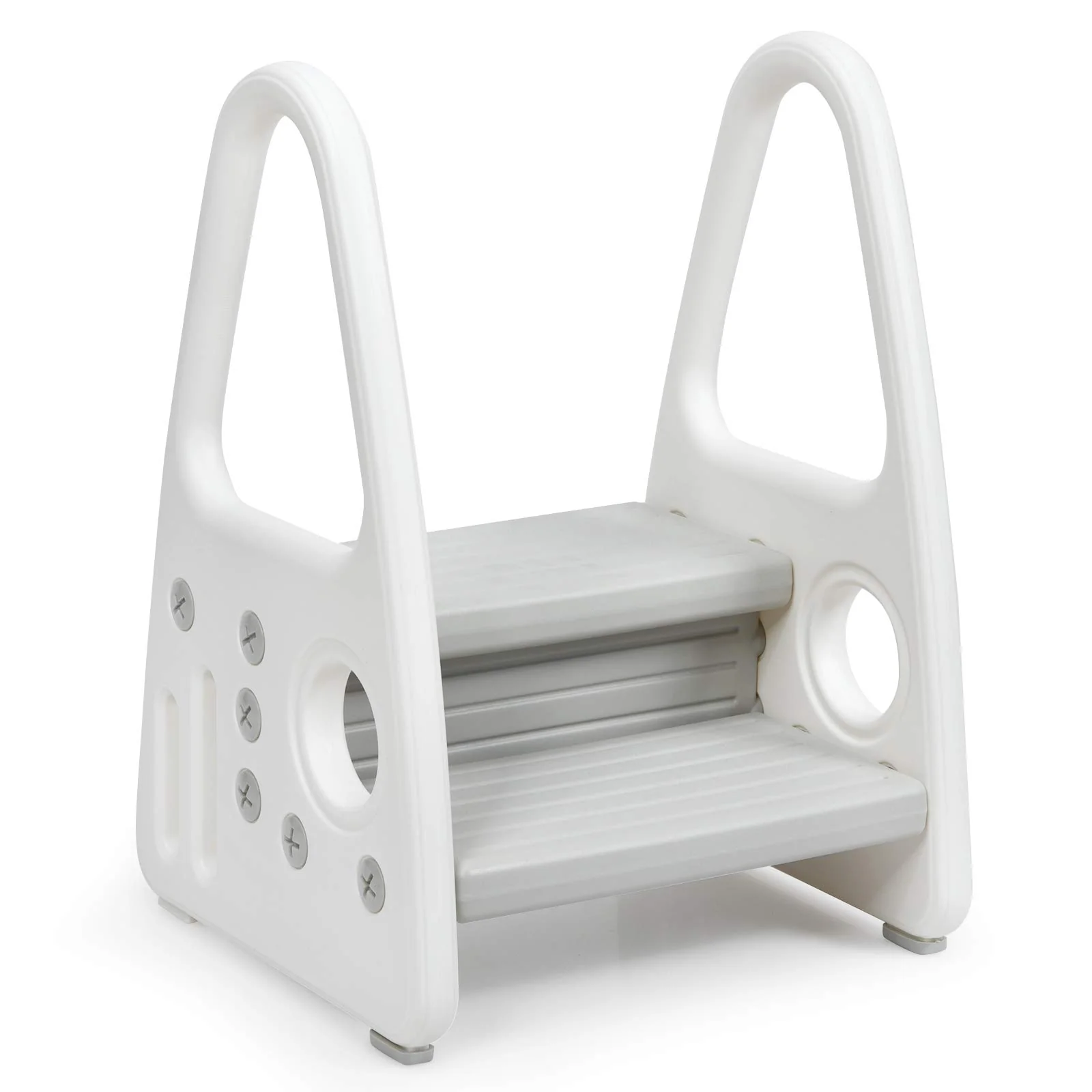 BABY JOY Kids Step Stool Toddler Step Ladder with Safety Handles & Non-Slip Steps, Holds up to 50 KG - Image 9